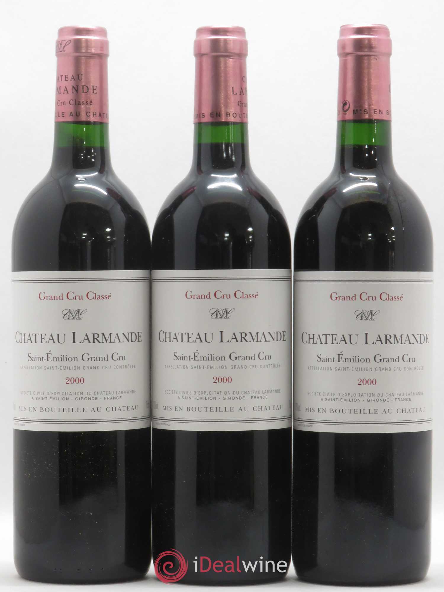 Château Larmande Grand Cru Classé 2000 - Lot de 12 bouteilles - 1