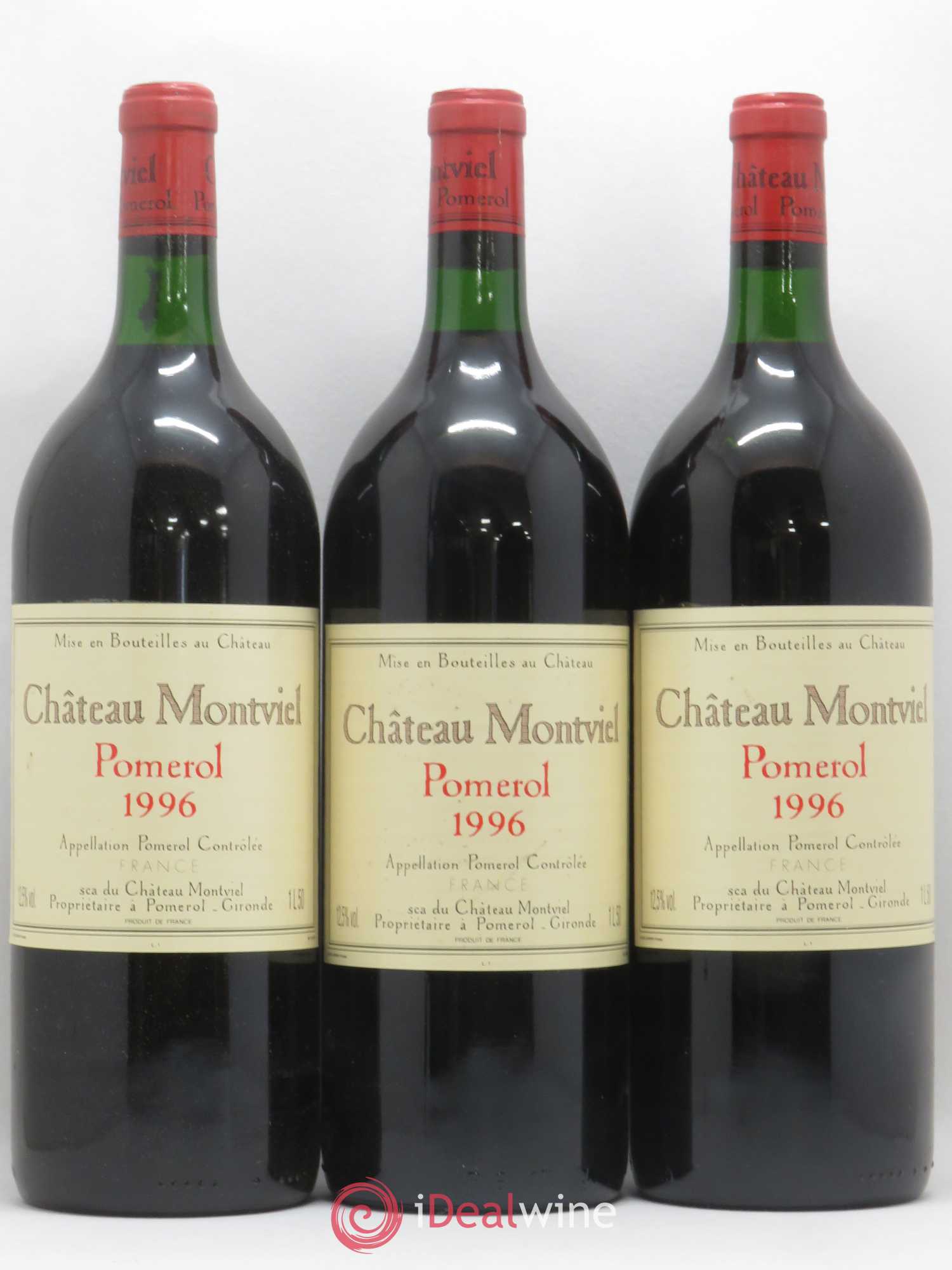 Château Montviel 1996 - Lot de 3 magnums - 0