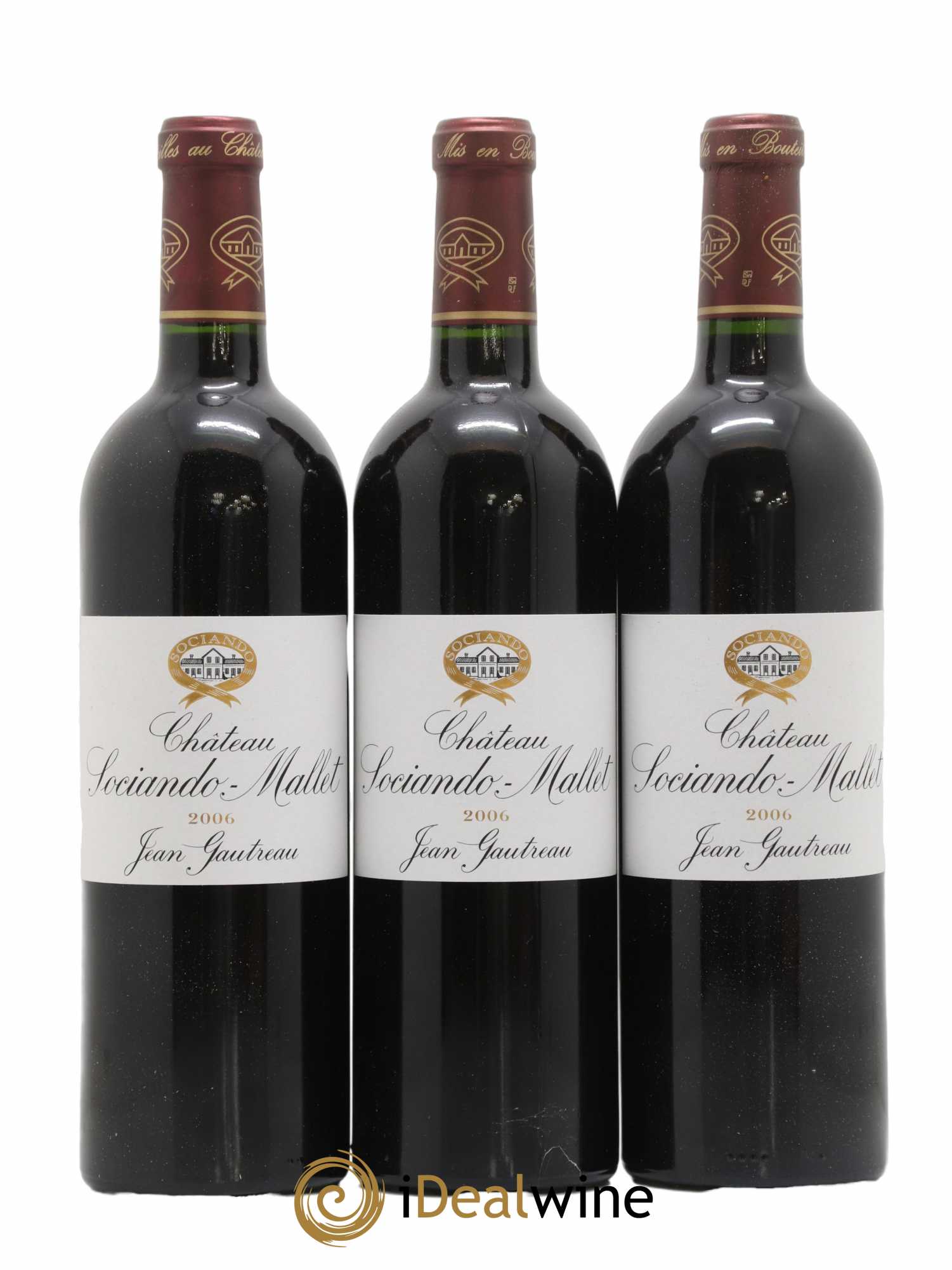 Château Sociando Mallet 2006 - Lot de 12 bouteilles - 2