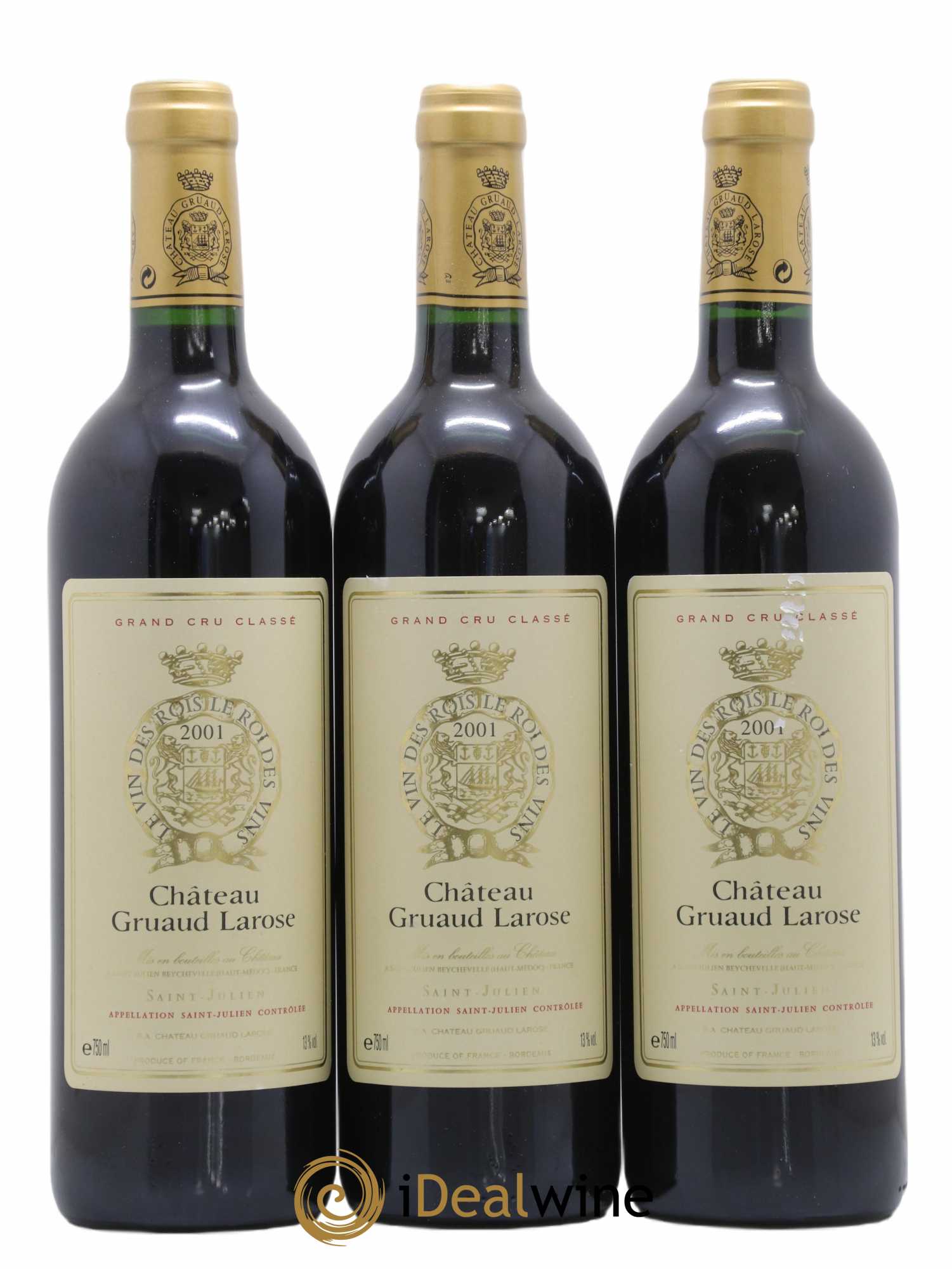 Château Gruaud Larose 2ème Grand Cru Classé 2001 - Lot de 11 bouteilles - 1