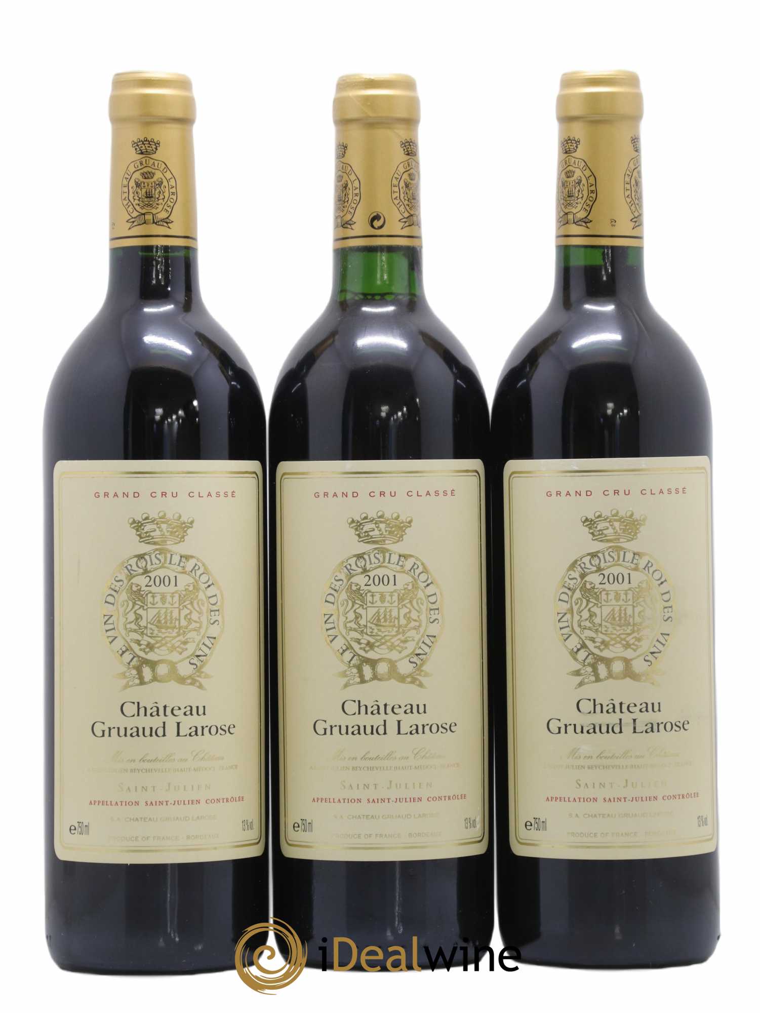 Château Gruaud Larose 2ème Grand Cru Classé 2001 - Lot de 11 bouteilles - 2