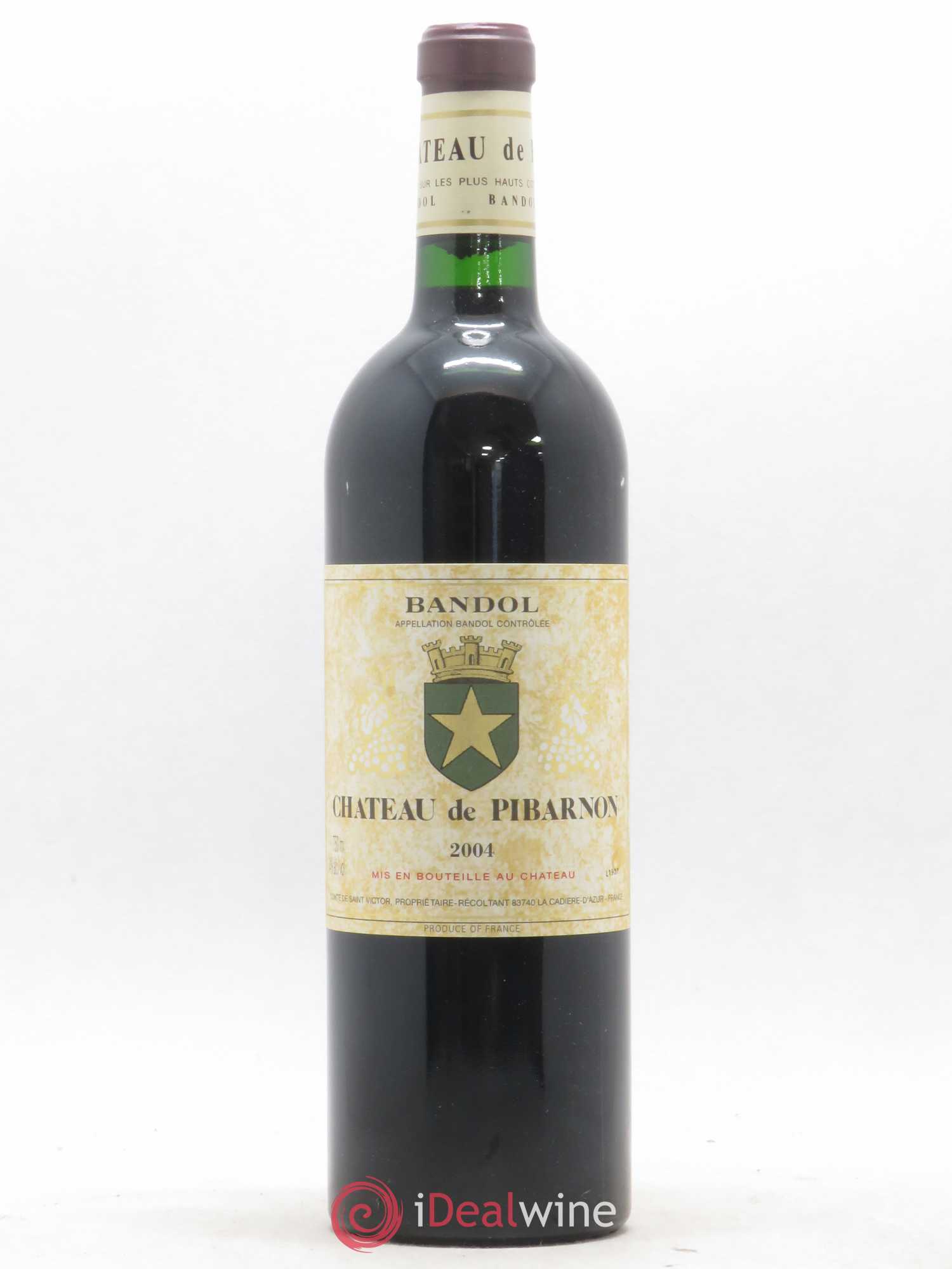 Bandol Château de Pibarnon Comte de Saint-Victor 2004 - Lot de 1 bouteille - 0