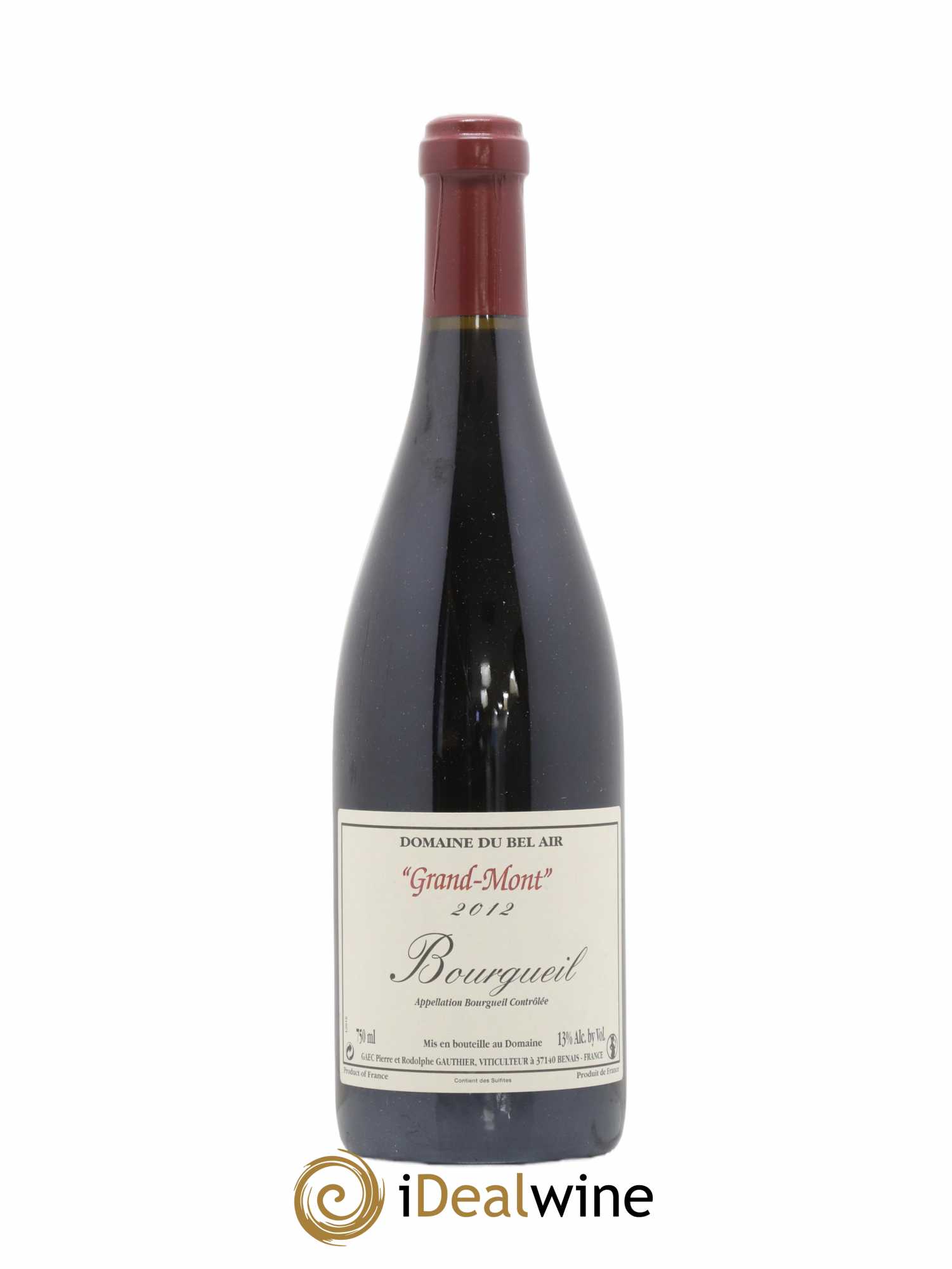 Bourgueil Grand Mont Domaine du Bel Air 2012 - Lot de 1 bouteille - 0