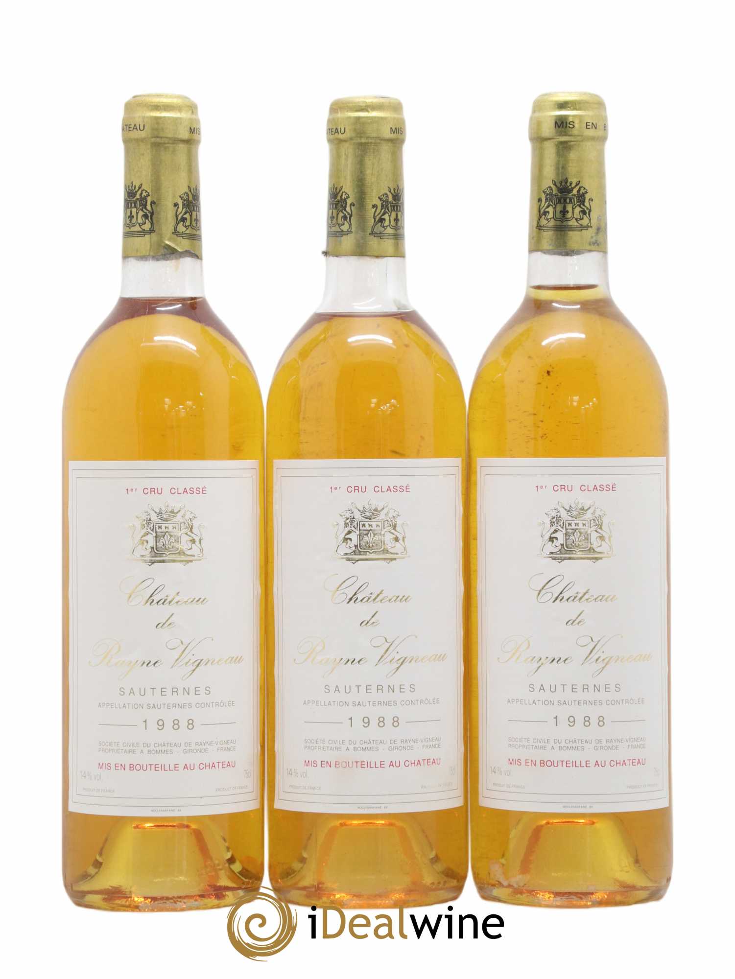 Château de Rayne Vigneau 1er Grand Cru Classé 1988 - Lotto di 12 bottiglie - 2