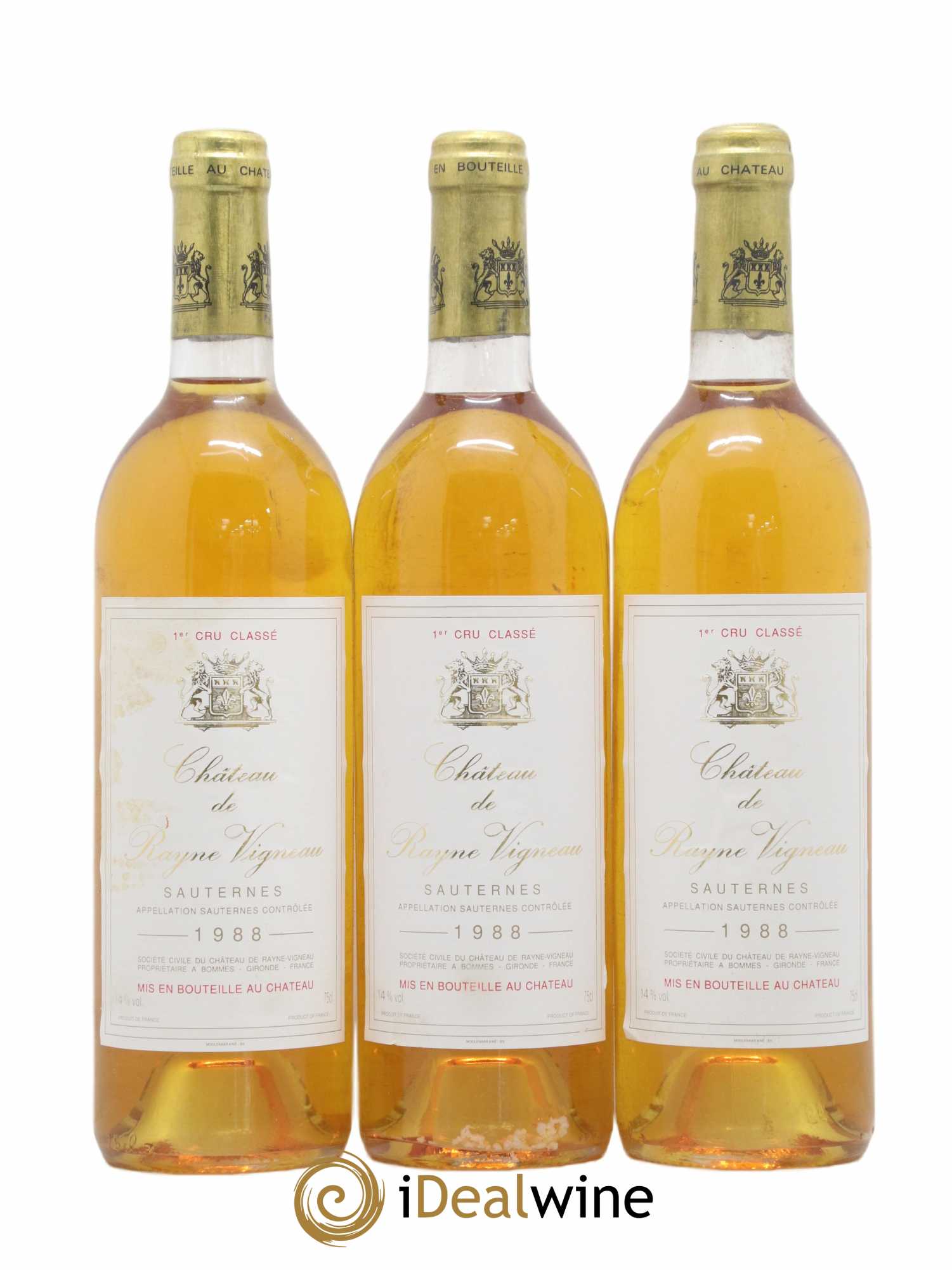 Château de Rayne Vigneau 1er Grand Cru Classé 1988 - Lotto di 12 bottiglie - 3