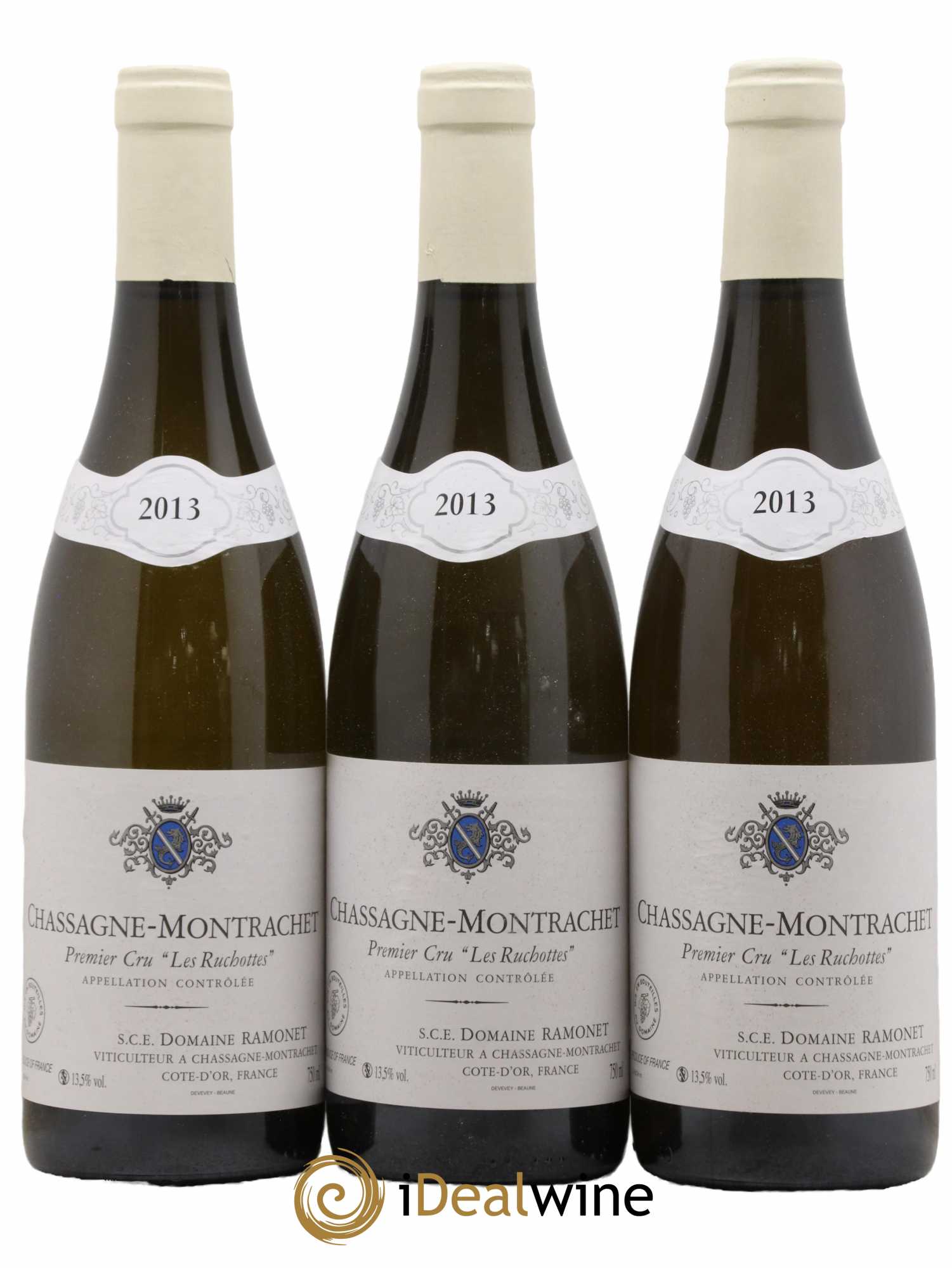 Chassagne-Montrachet 1er Cru Les Ruchottes Ramonet (Domaine) 2013 - Lot de 3 bouteilles - 0