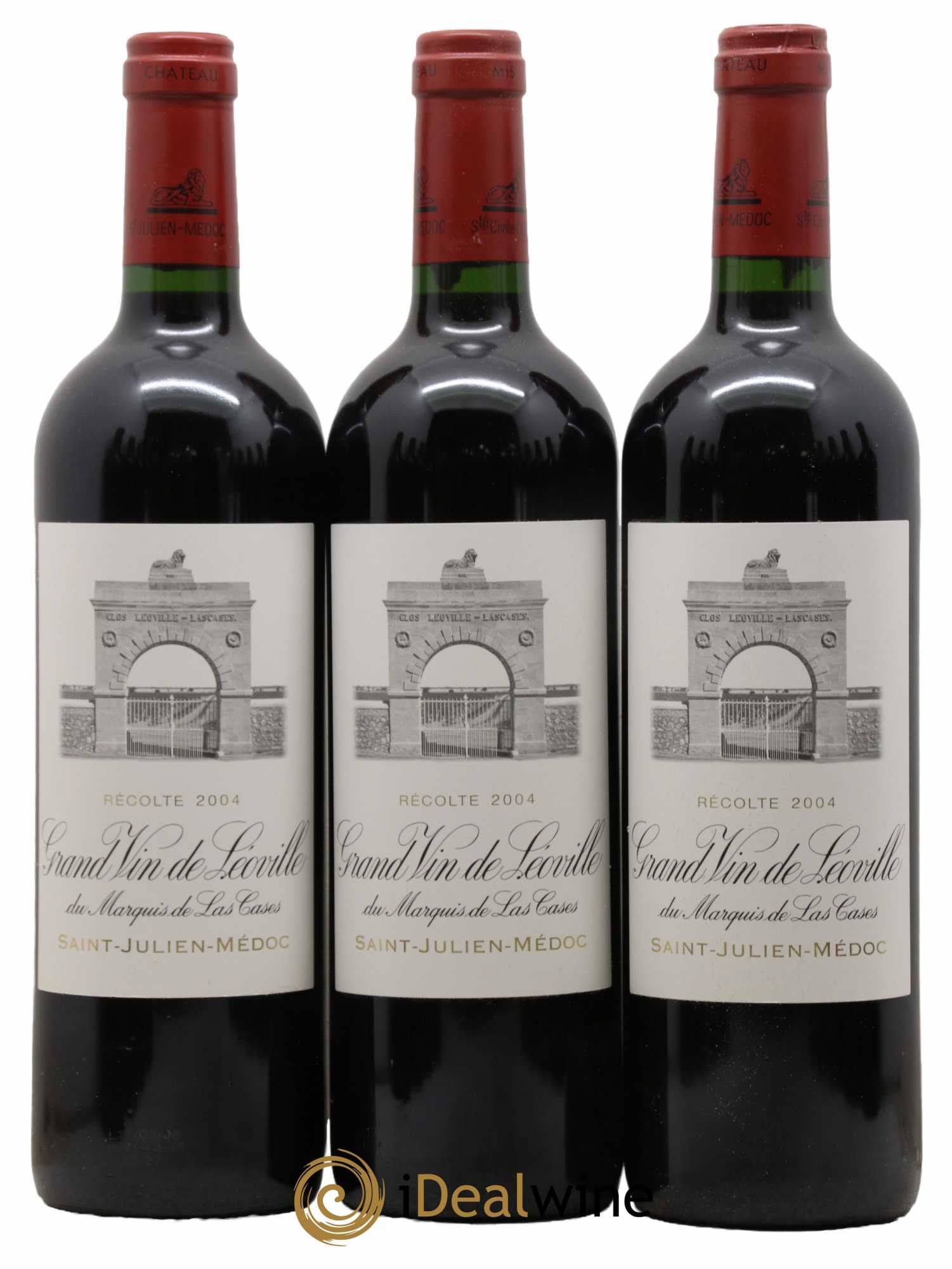 Château Léoville Las Cases 2ème Grand Cru Classé 2004 - Lotto di 12 bottiglie - 1