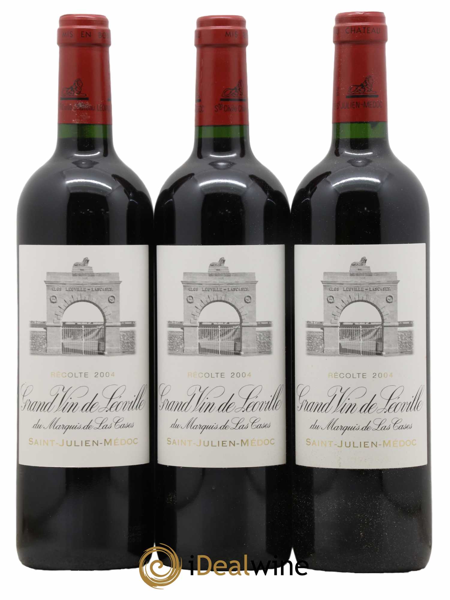 Château Léoville Las Cases 2ème Grand Cru Classé 2004 - Lotto di 12 bottiglie - 4
