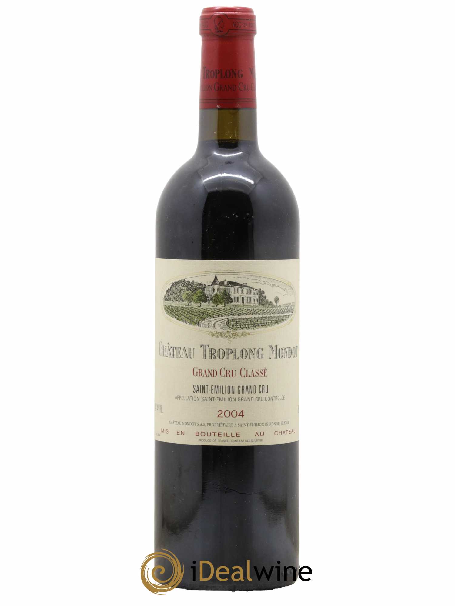 Château Troplong Mondot 1er Grand Cru Classé B 2004 - Posten von 1 Flasche - 0
