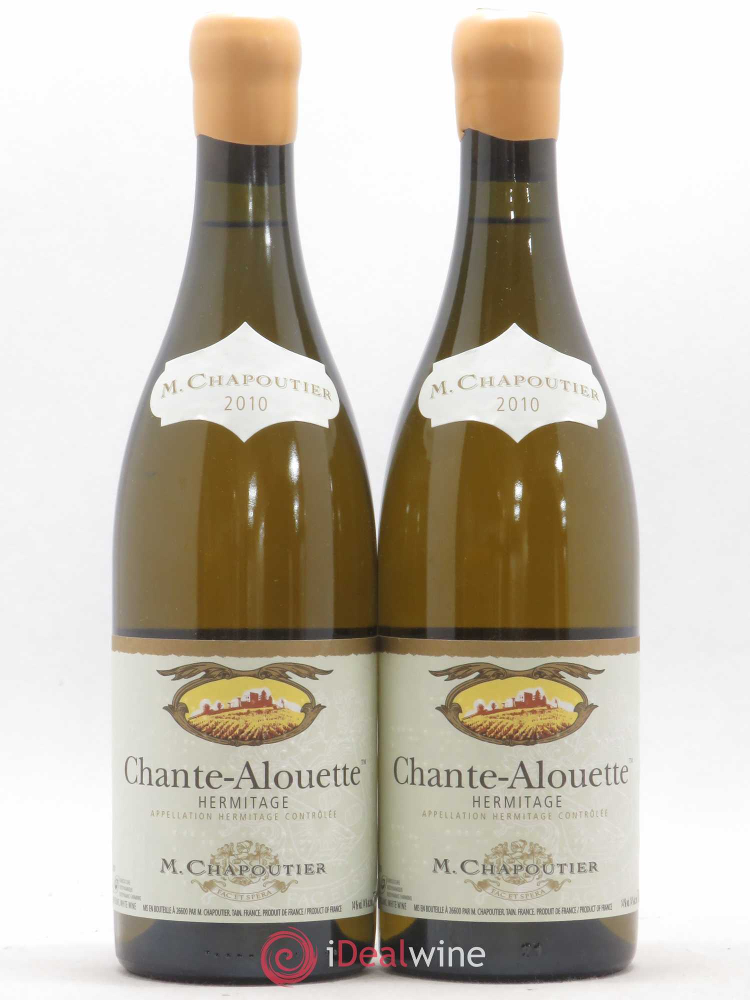 Hermitage Chante Alouette Chapoutier 2010 - Lot de 2 bouteilles - 0