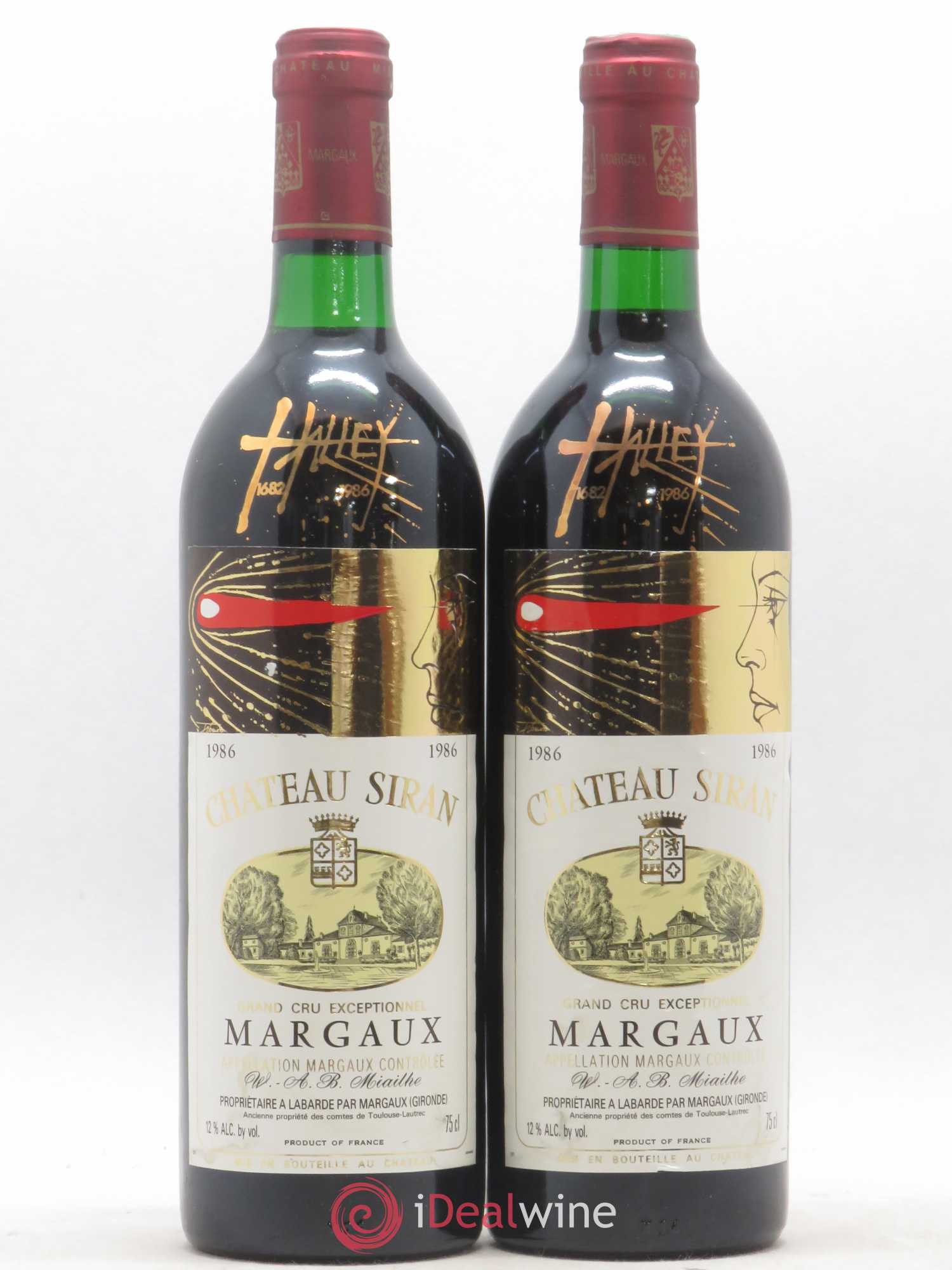 Château Siran 1986 - Lot de 2 bouteilles - 0
