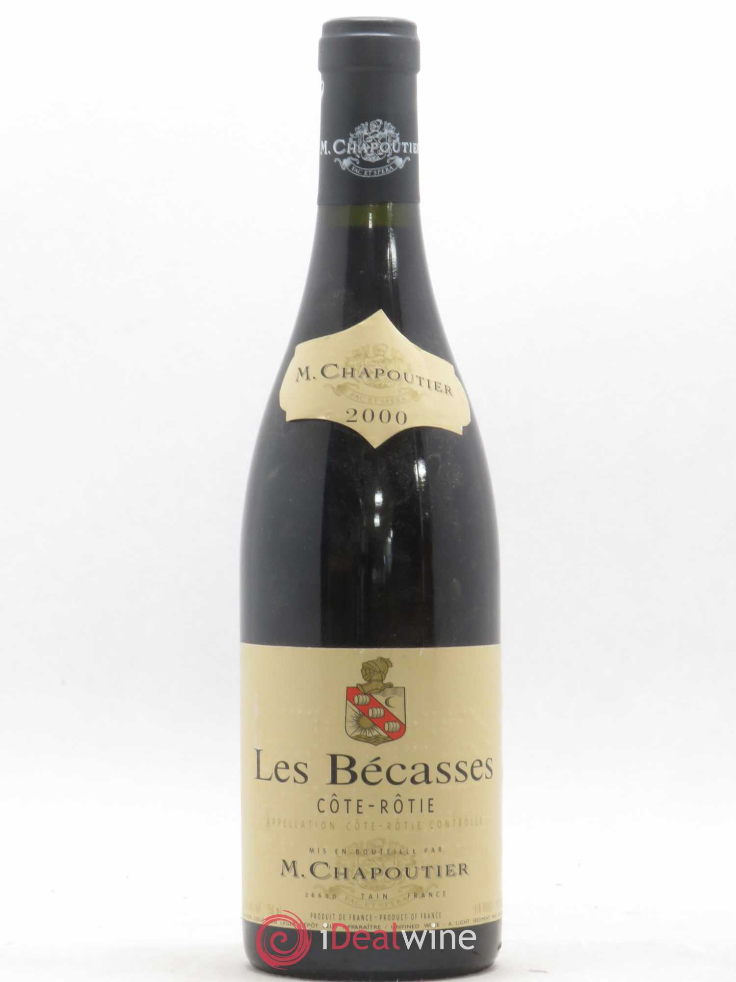 Côte-Rôtie Les Bécasses Chapoutier 2000 - Lot de 1 bouteille - 0