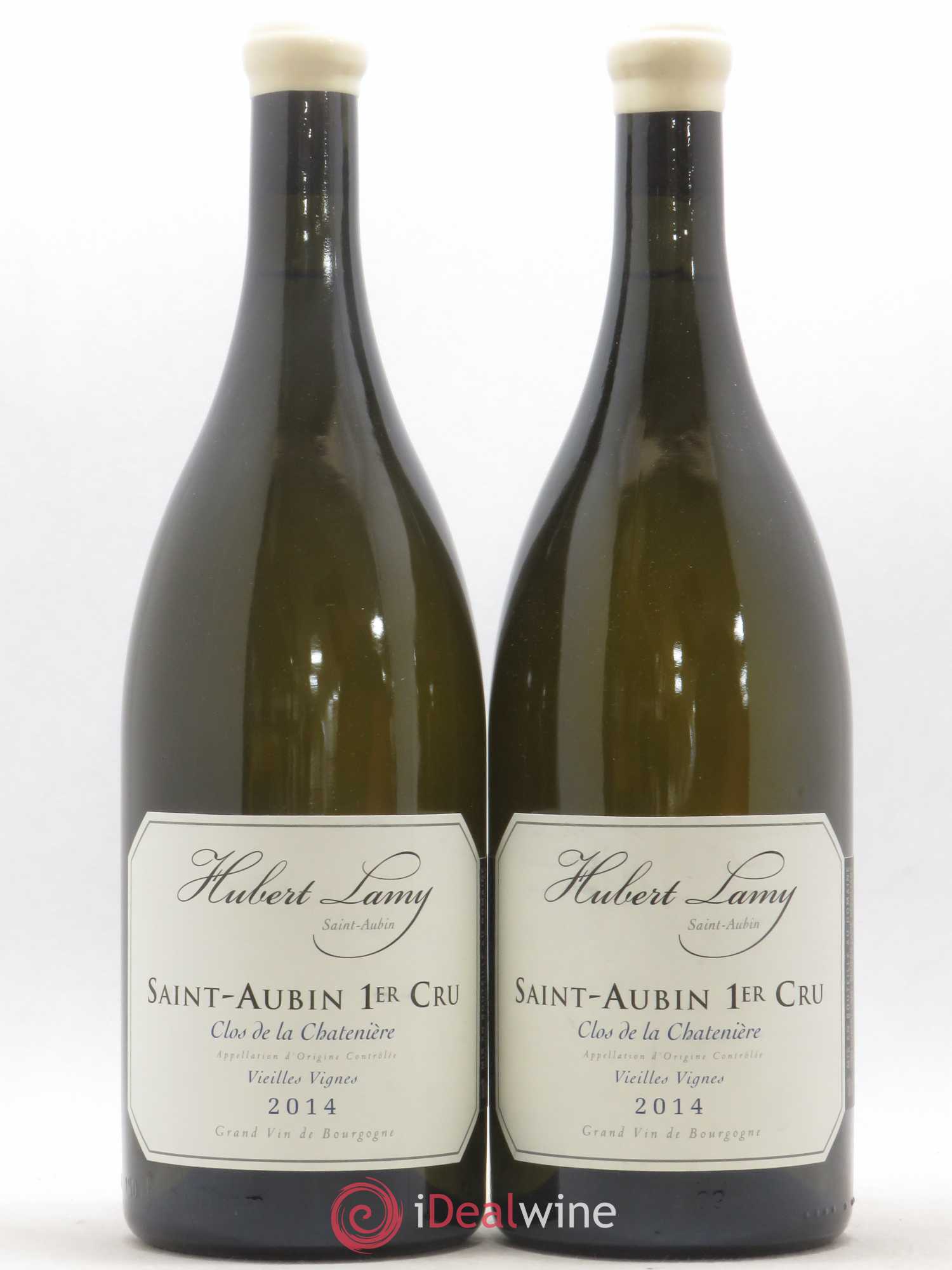 Saint-Aubin 1er Cru Clos de la Chatenière Vieilles Vignes Hubert Lamy 2014 - Lot de 2 magnums - 0
