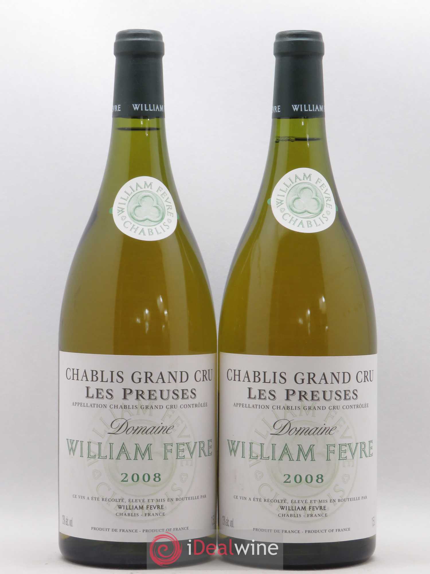 Chablis Grand Cru les Preuses William Fèvre 2008 - Lot de 2 magnums - 0