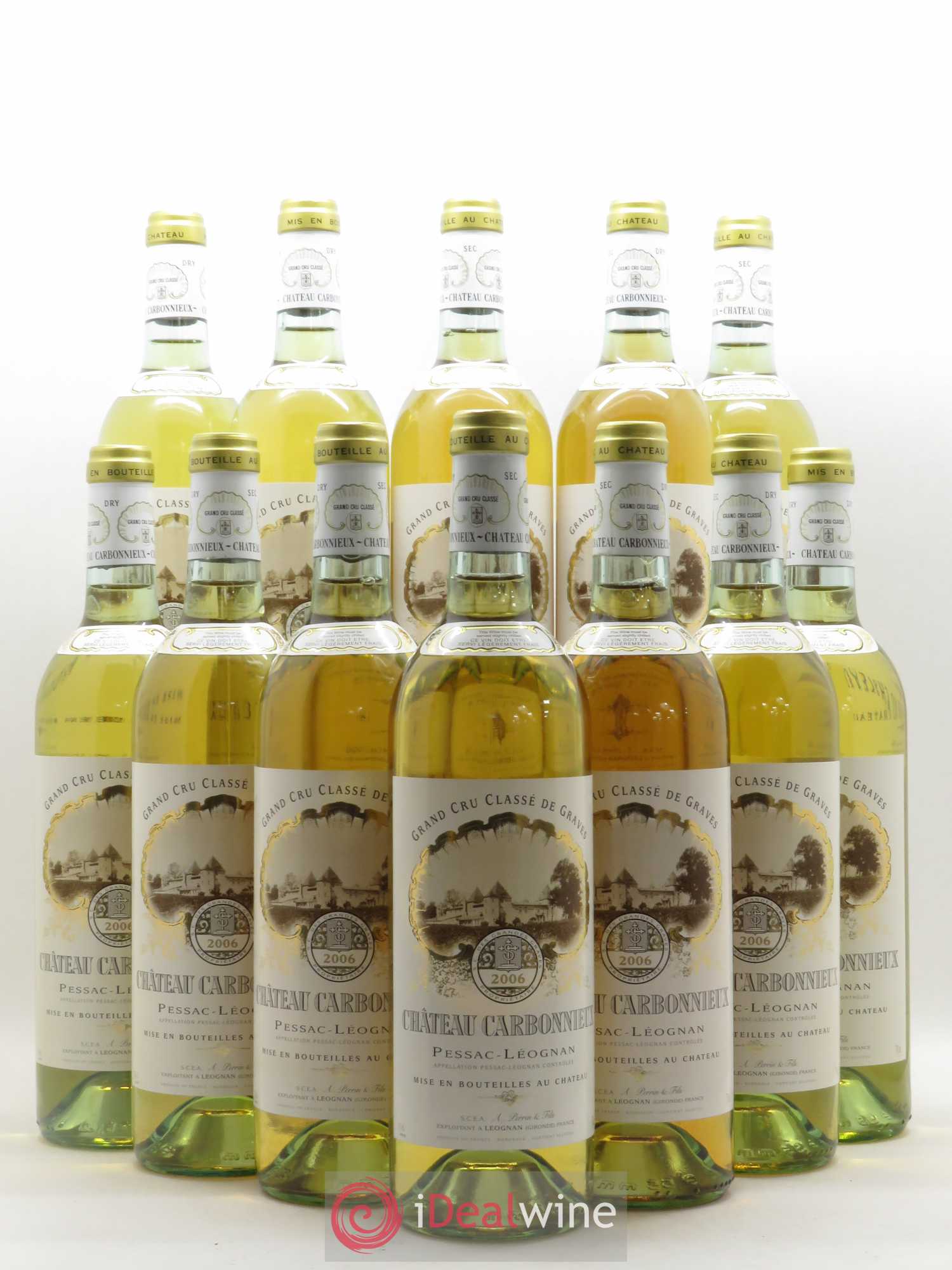 Château Carbonnieux Cru Classé de Graves 2006 - Lot de 12 bouteilles - 0