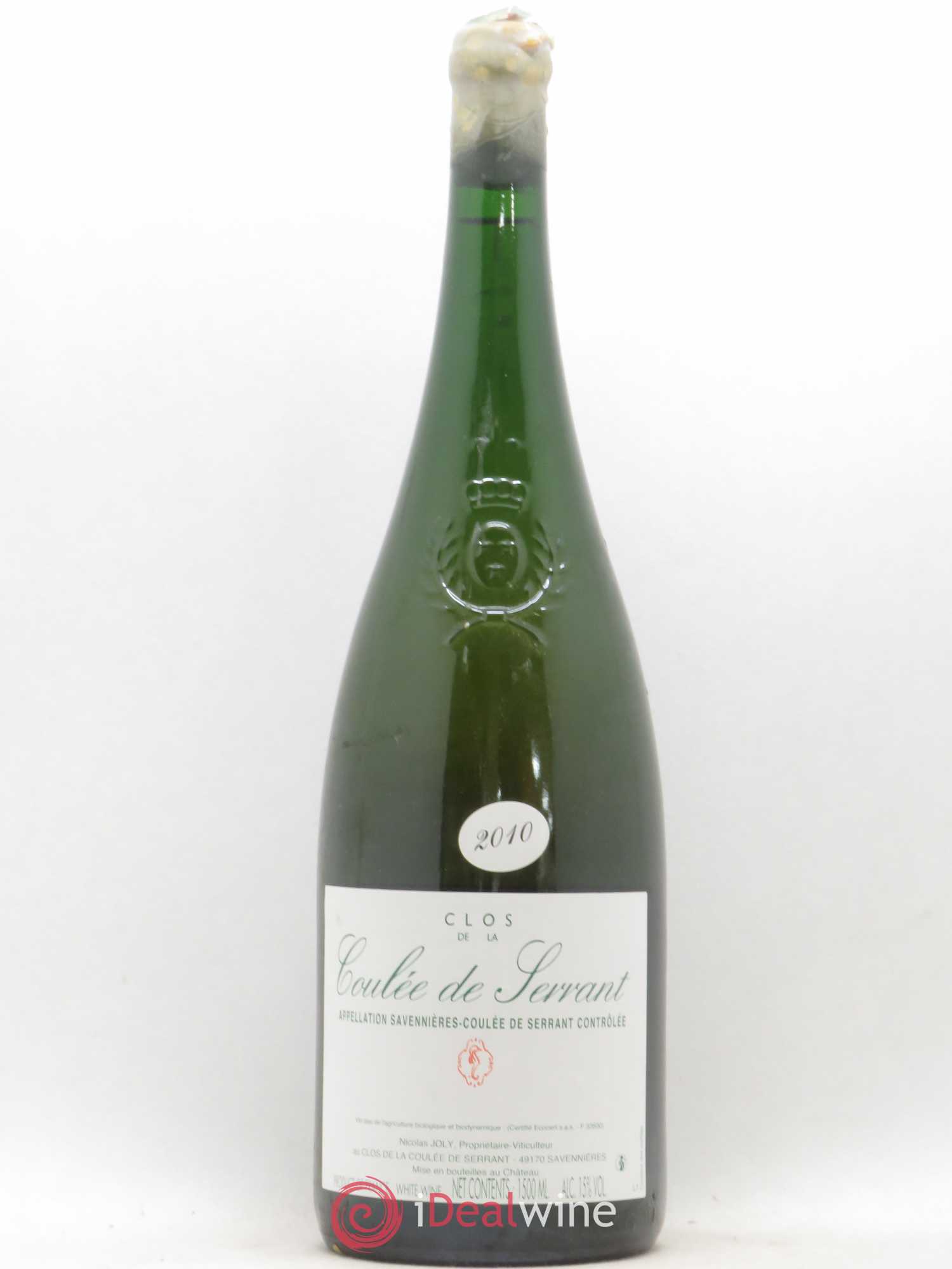 Savennières Vignobles de la Coulée de Serrant - Nicolas Joly 2010 - Lot de 1 magnum - 0