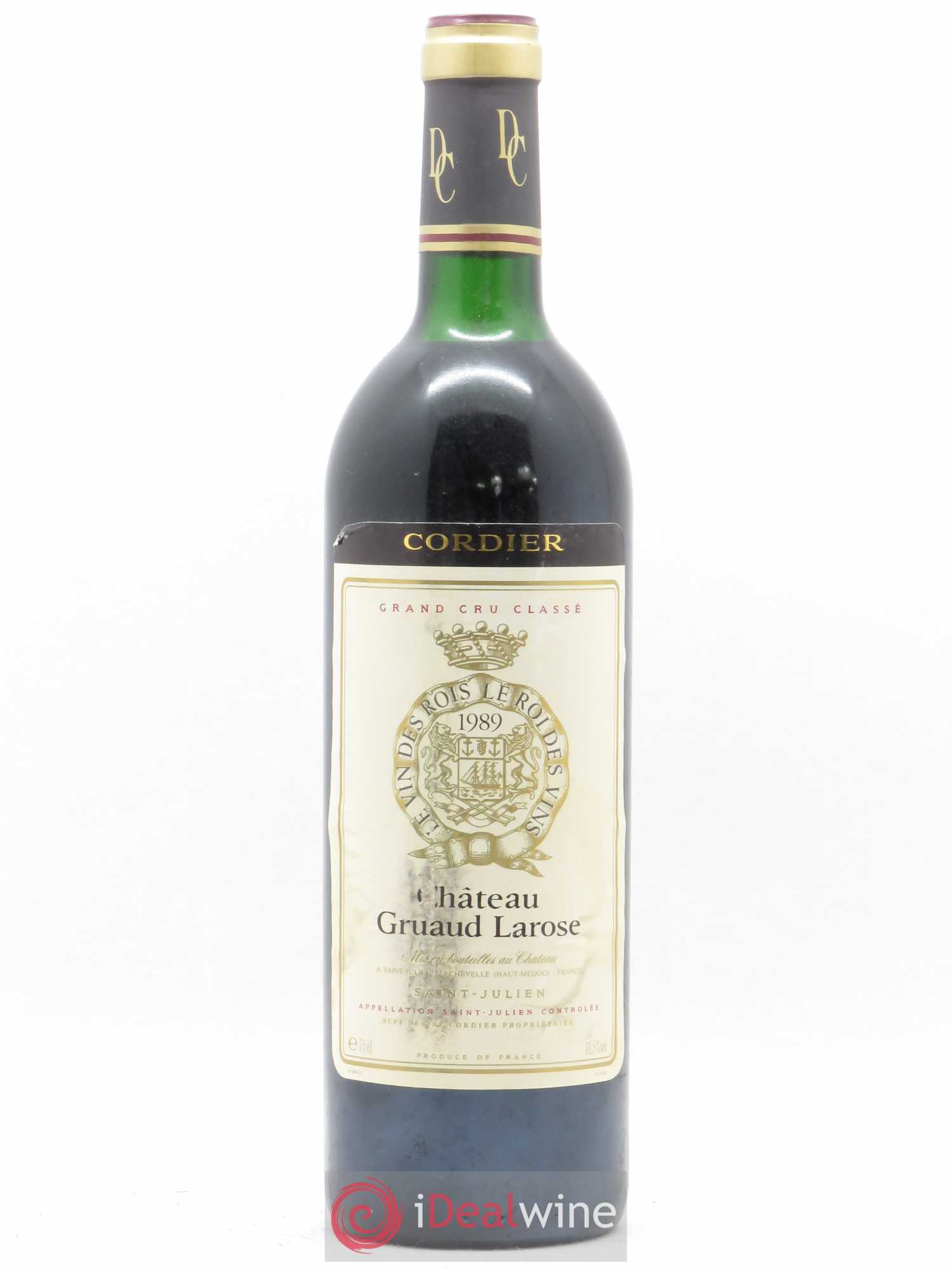 Château Gruaud Larose 2ème Grand Cru Classé 1989 - Lot de 1 bouteille - 0