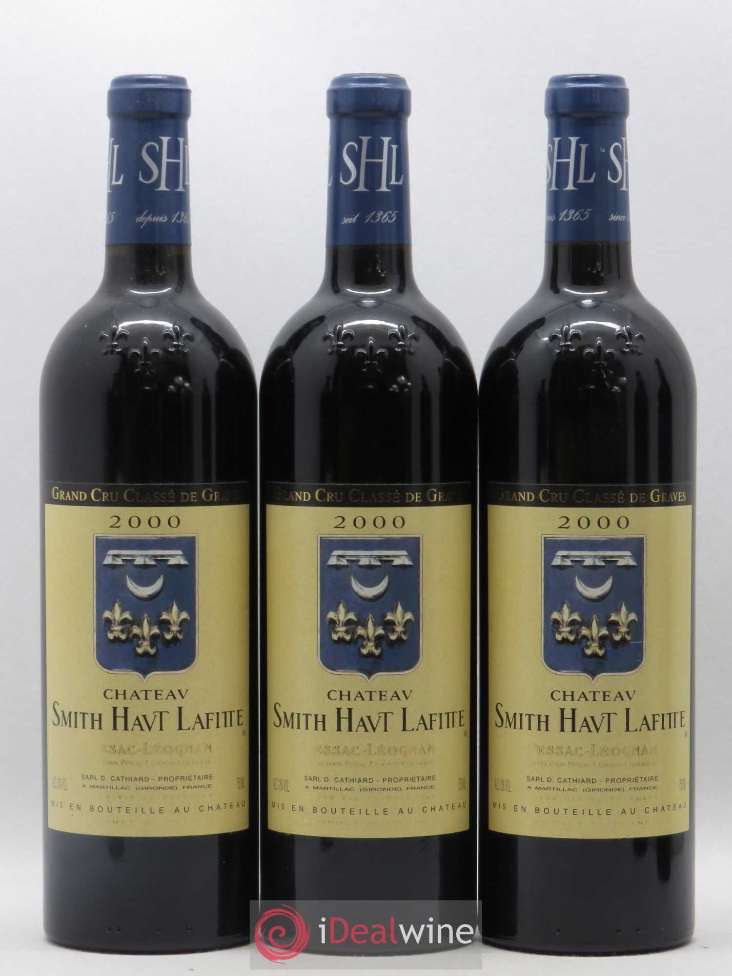 Château Smith Haut Lafitte Cru Classé de Graves 2000 - Lot de 6 bouteilles - 1