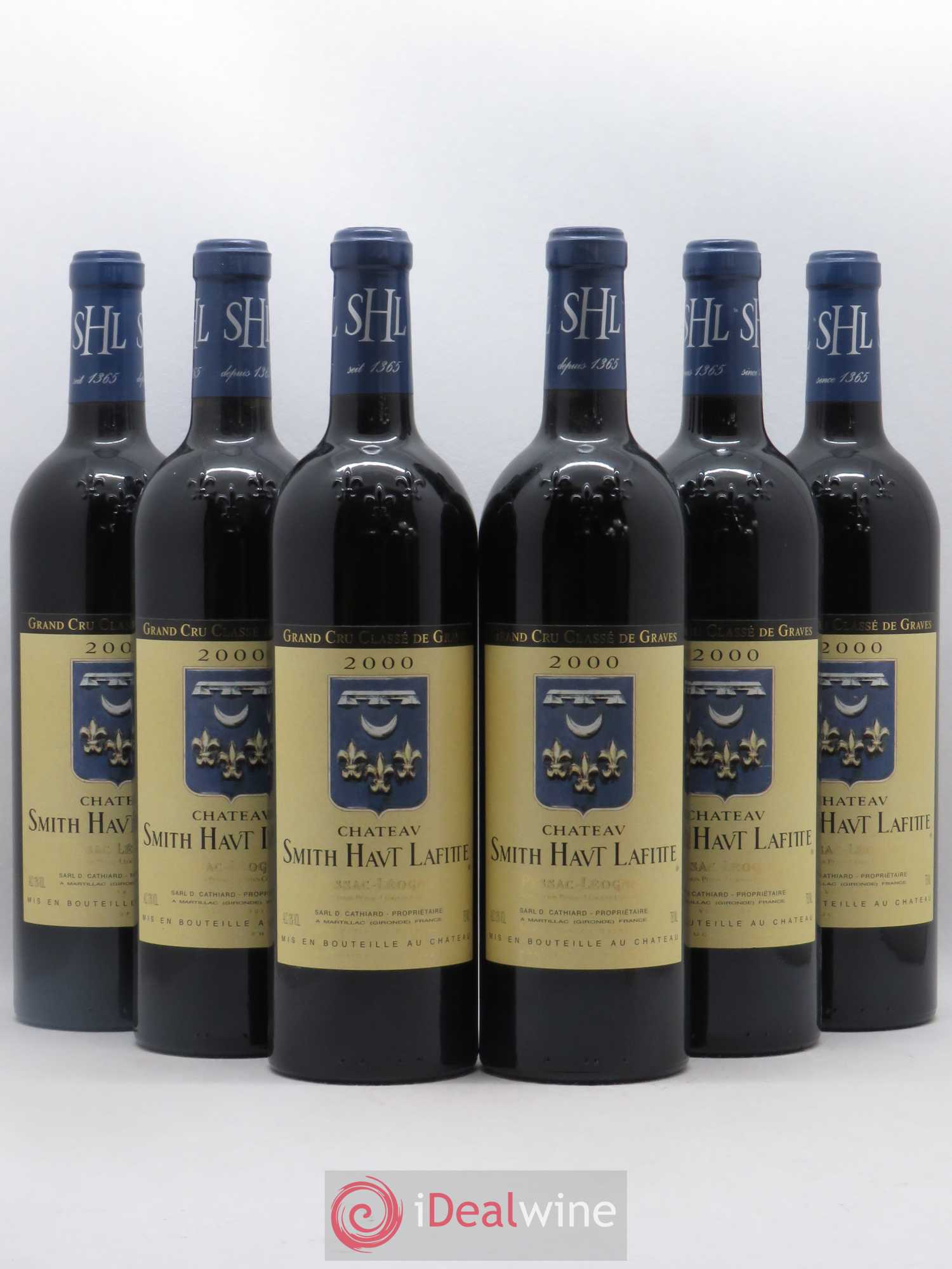 Château Smith Haut Lafitte Cru Classé de Graves 2000 - Lot de 6 bouteilles - 0