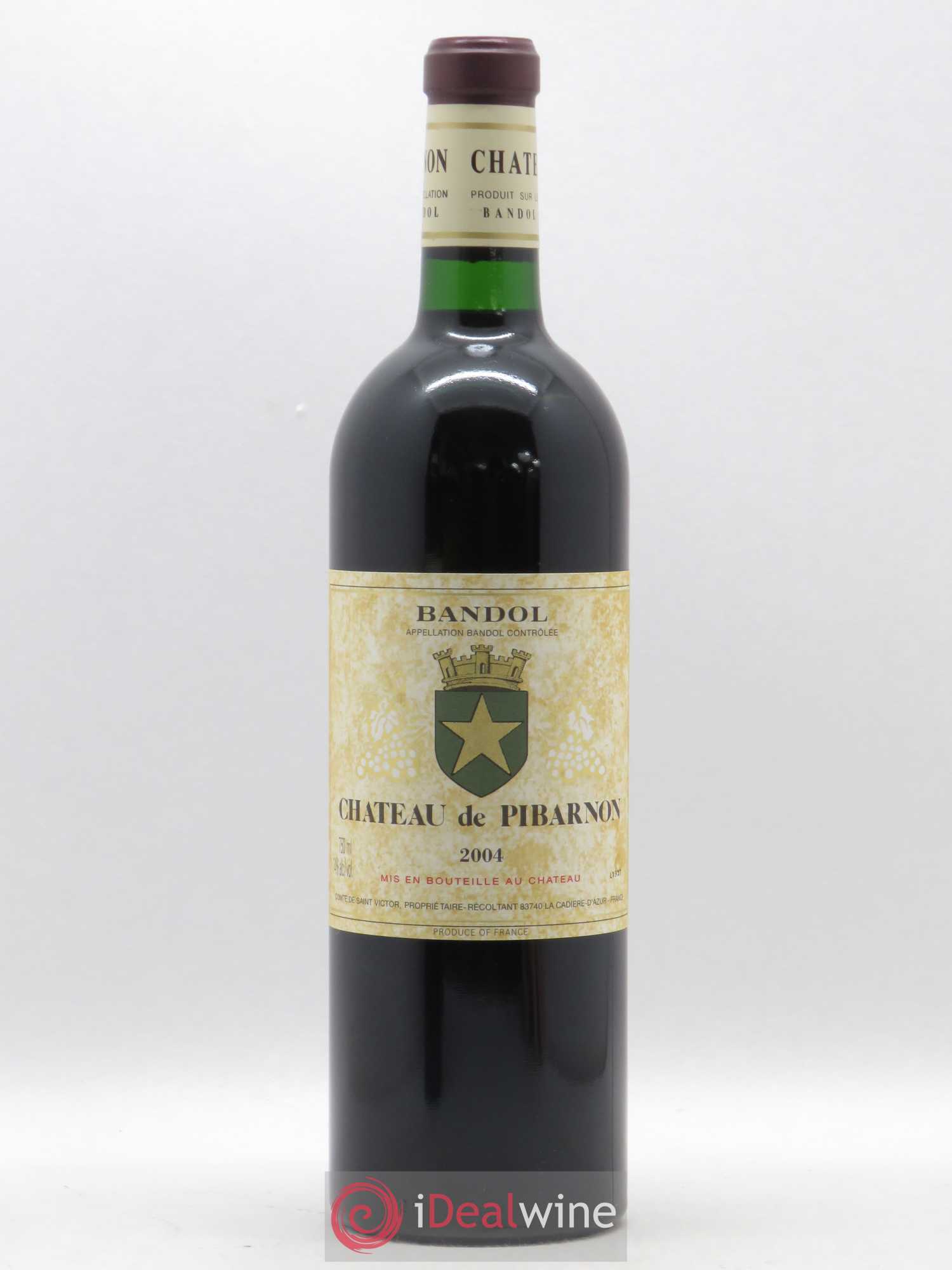 Bandol Château de Pibarnon Comte de Saint-Victor 2004 - Lot de 1 bouteille - 0