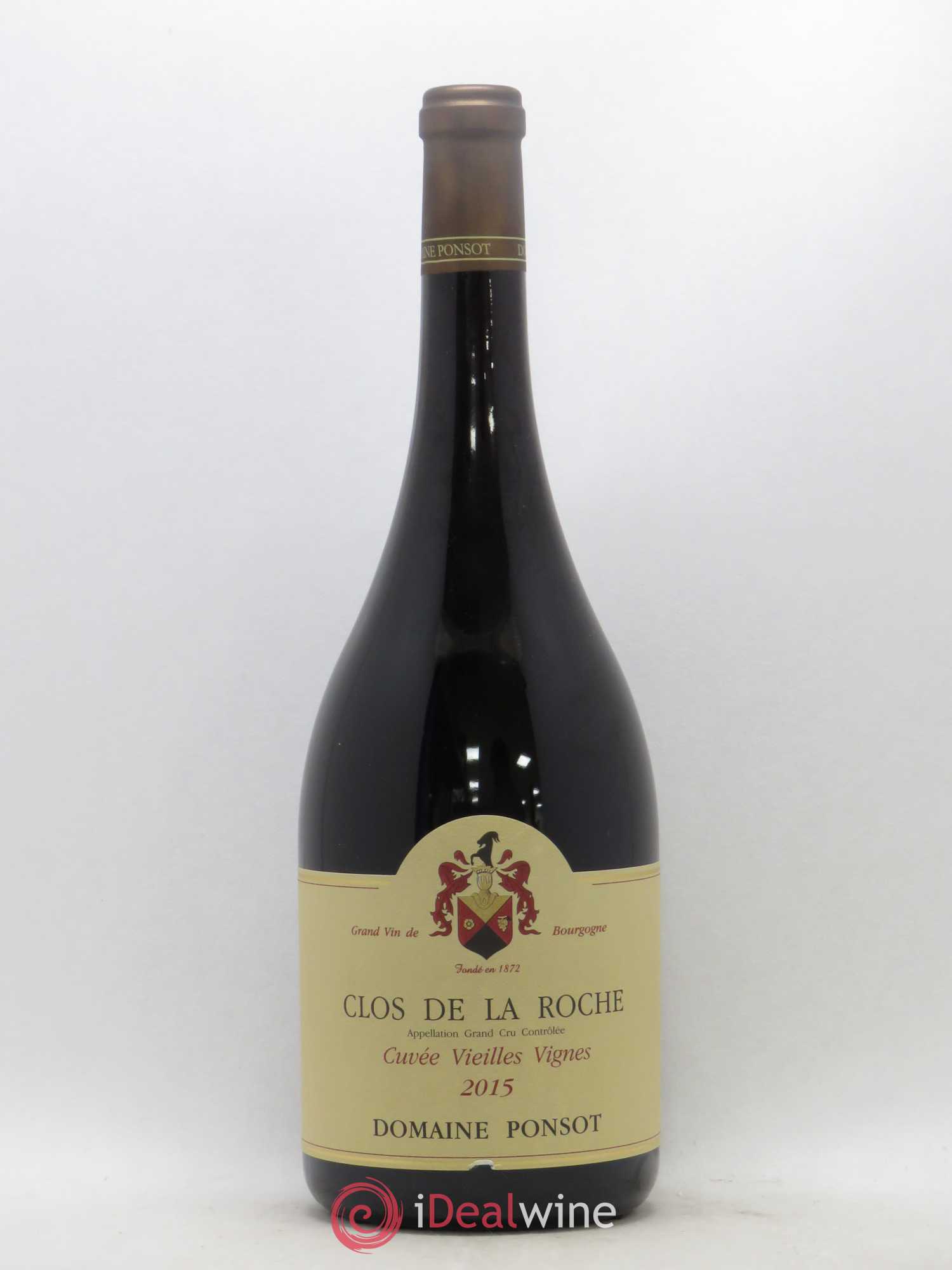 Clos de la Roche Grand Cru Vieilles Vignes Ponsot (Domaine) 2015 - Lot de 1 magnum - 0
