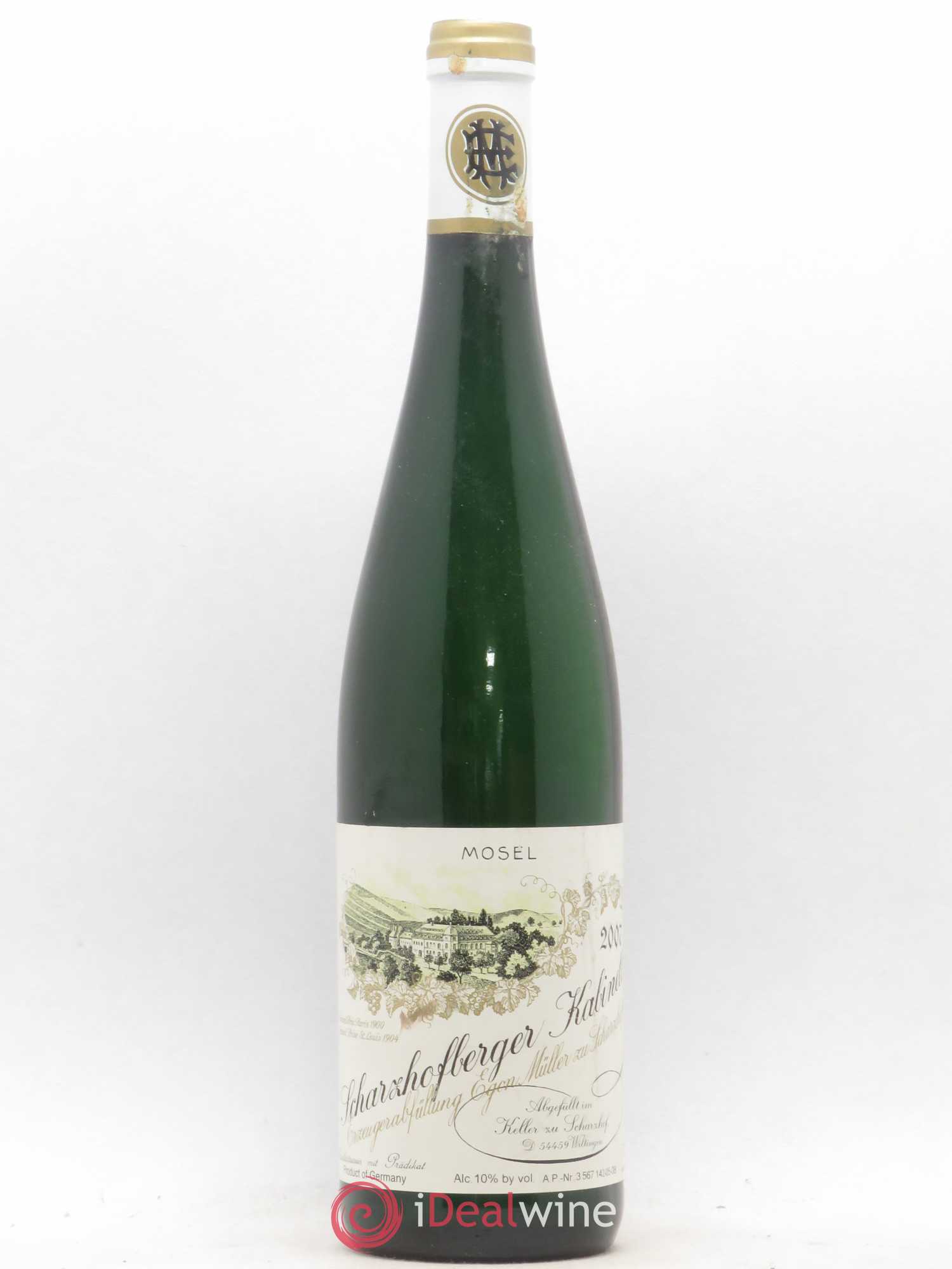 Riesling Scharzhofberger Kabinett Egon Muller 2007 - Lot de 1 bouteille - 0