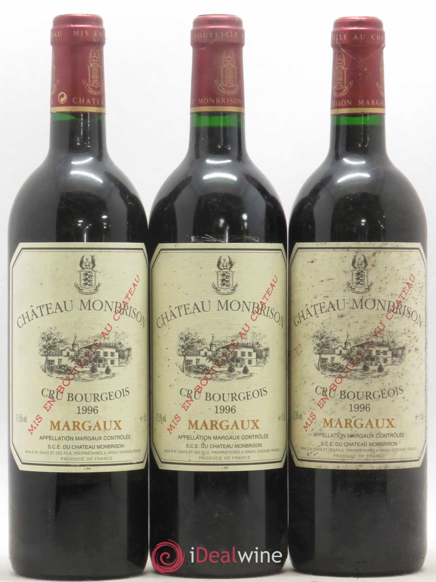 Château Monbrison 1996 - Lot de 12 bouteilles - 3