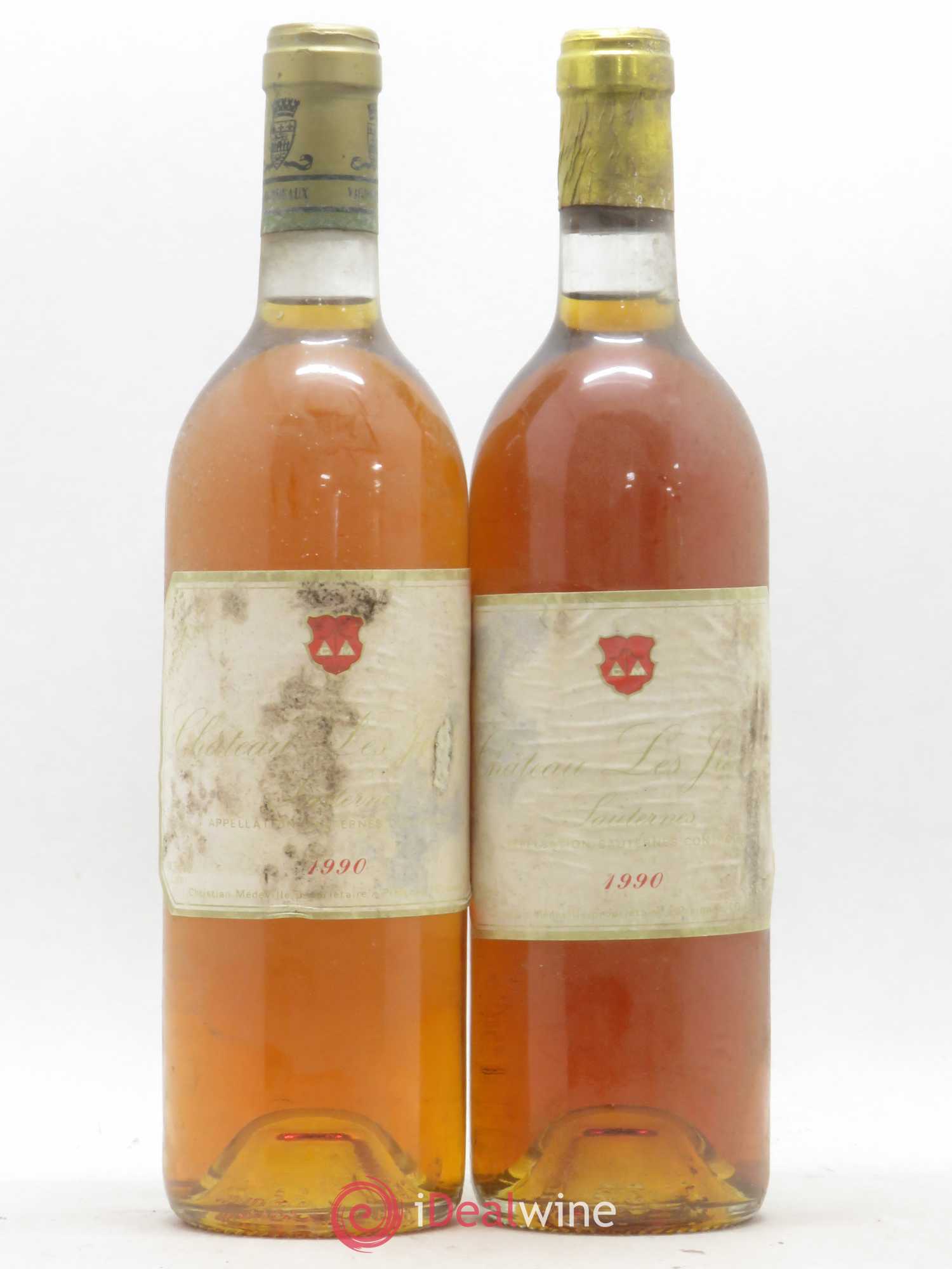 Château les Justices Cru Bourgeois 1990 - Lotto di 2 bottiglie - 0