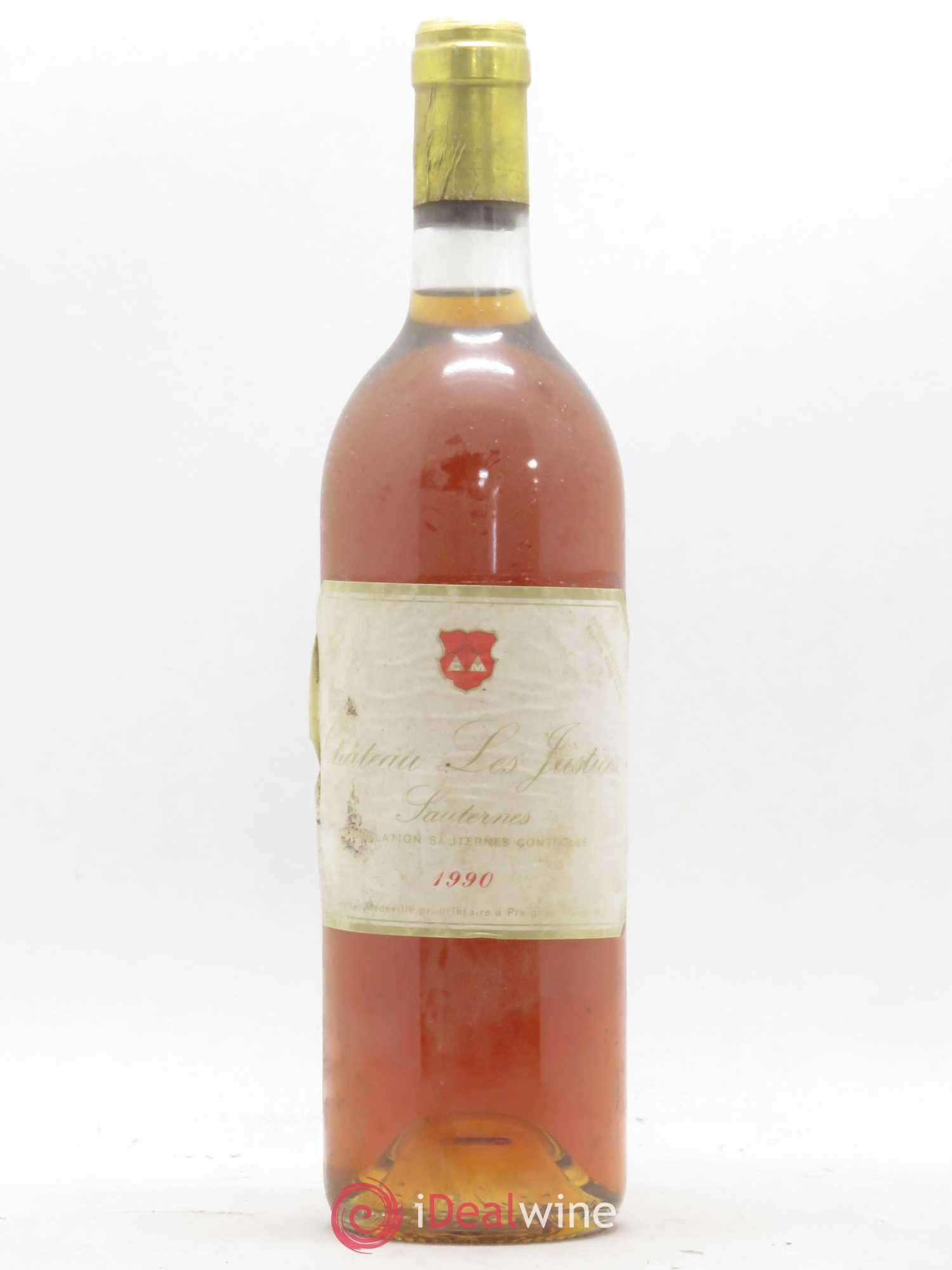 Château les Justices Cru Bourgeois 1990 - Lotto di 1 bottiglia - 0
