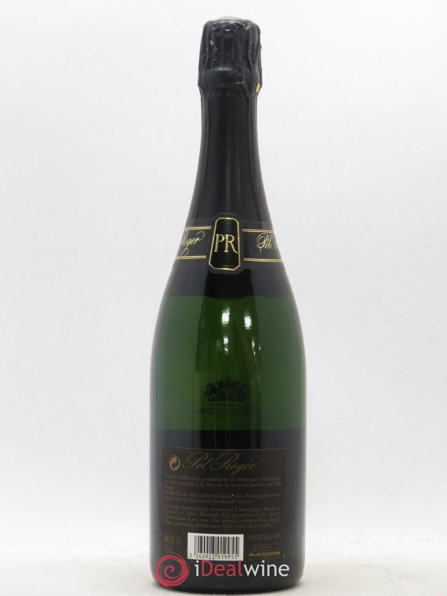 Cuvée Winston Churchill Pol Roger 1995 - Lot de 1 bouteille - 1