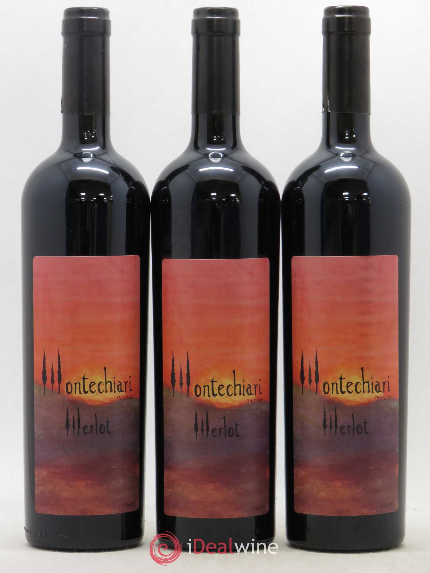 Toscana IGT Montechiari Merlot 2009 - Lot de 3 bouteilles - 0