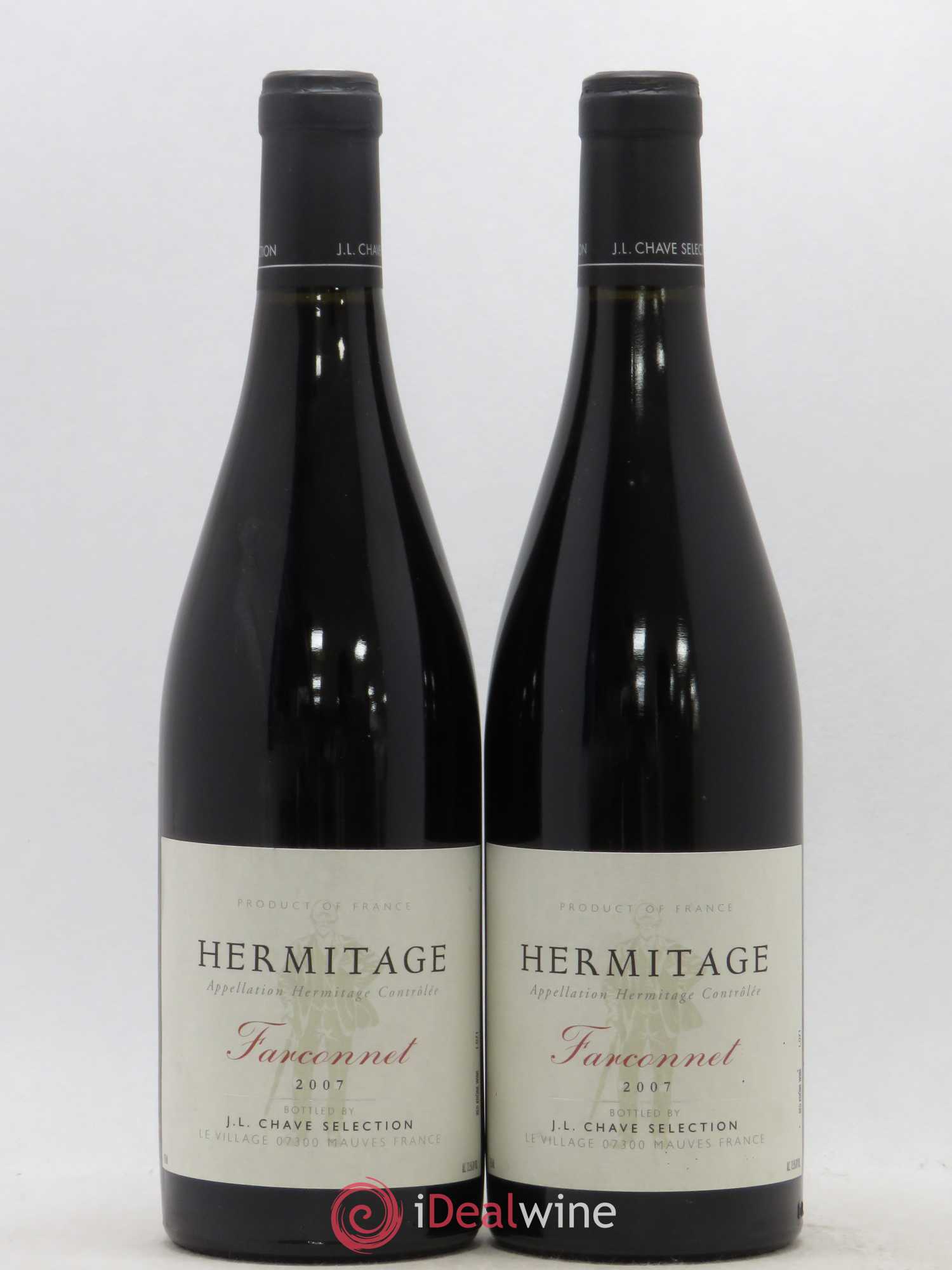 Hermitage Le Farconnet Jean-Louis Chave 2007 - Lot de 2 bouteilles - 0
