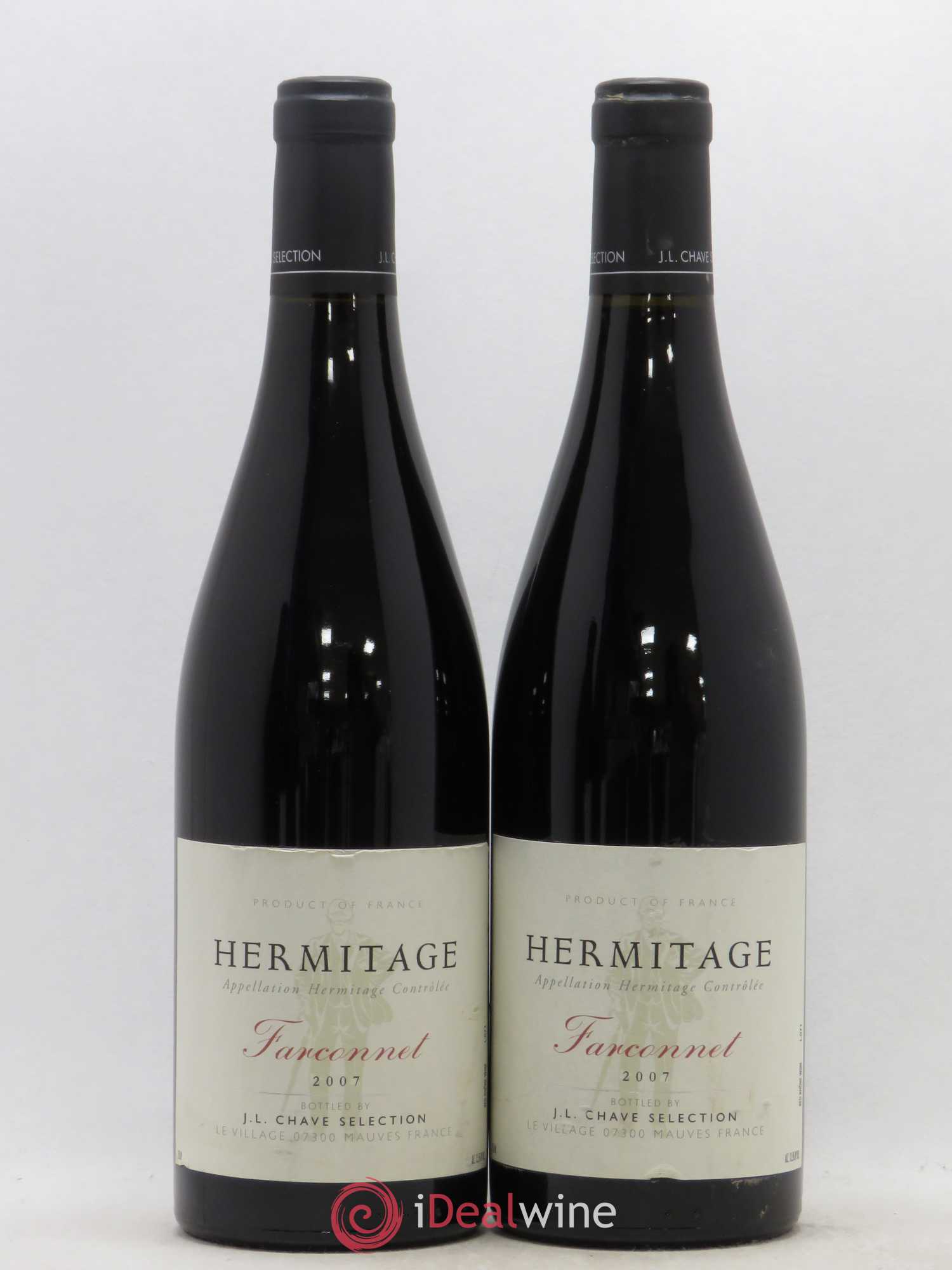 Hermitage Le Farconnet Jean-Louis Chave 2007 - Lot de 2 bouteilles - 0