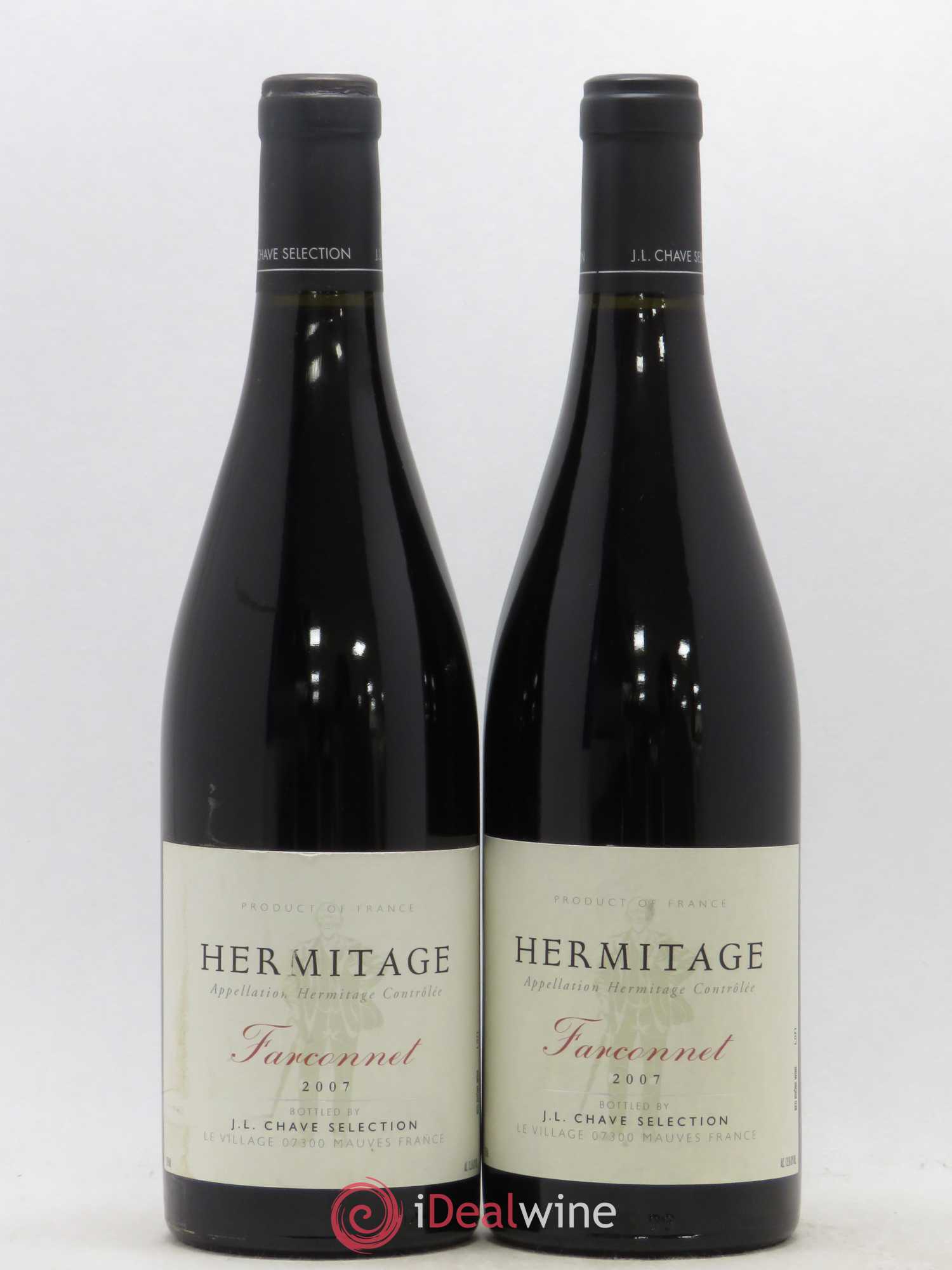 Hermitage Le Farconnet Jean-Louis Chave 2007 - Lot de 2 bouteilles - 0