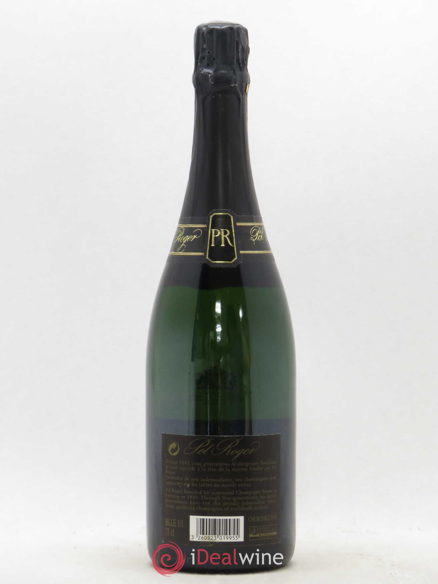 Cuvée Winston Churchill Pol Roger 1995 - Lot de 1 bouteille - 1