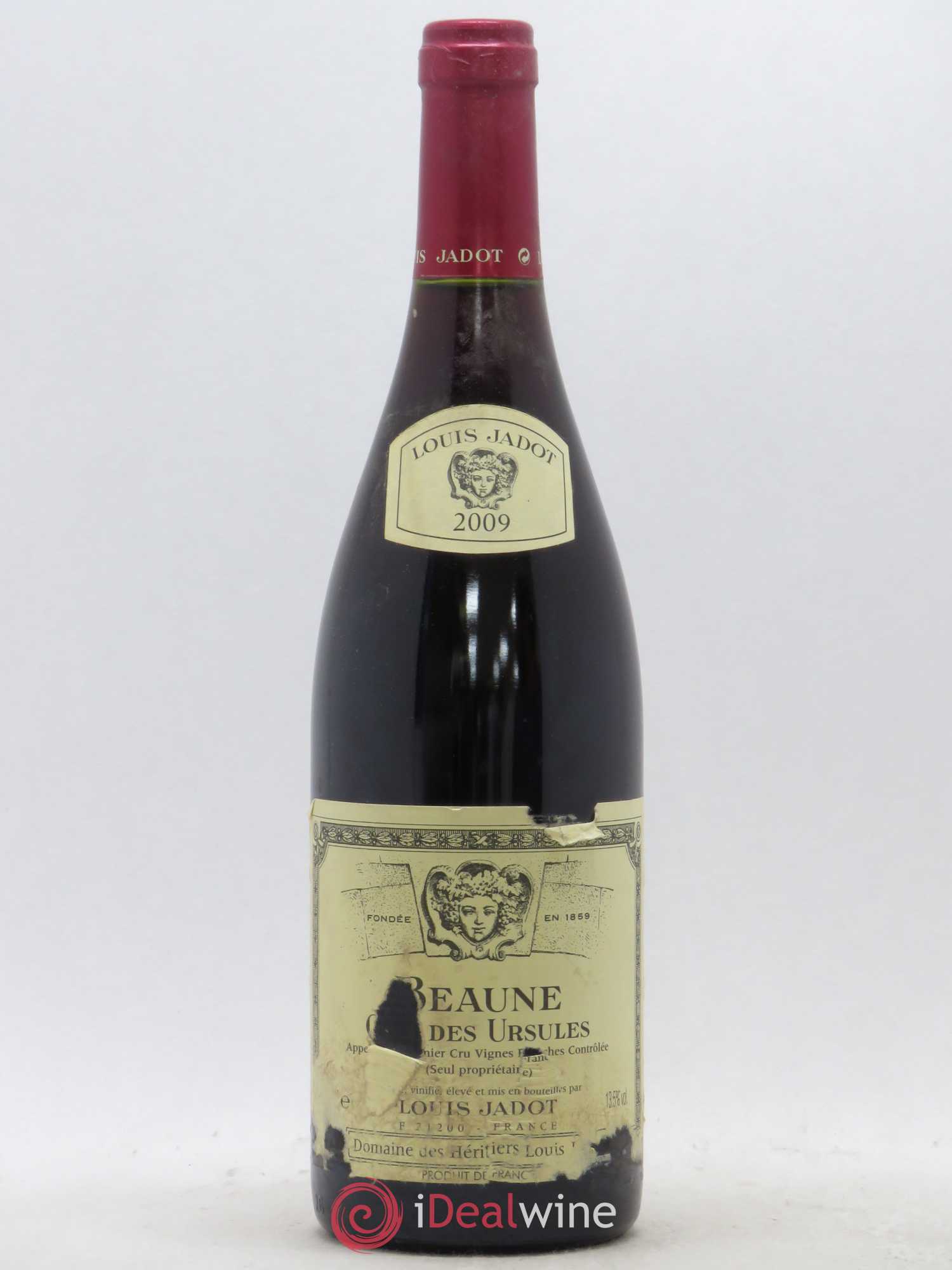 Beaune 1er Cru Clos des Ursules Maison Louis Jadot 2009 - Lot de 1 bouteille - 0