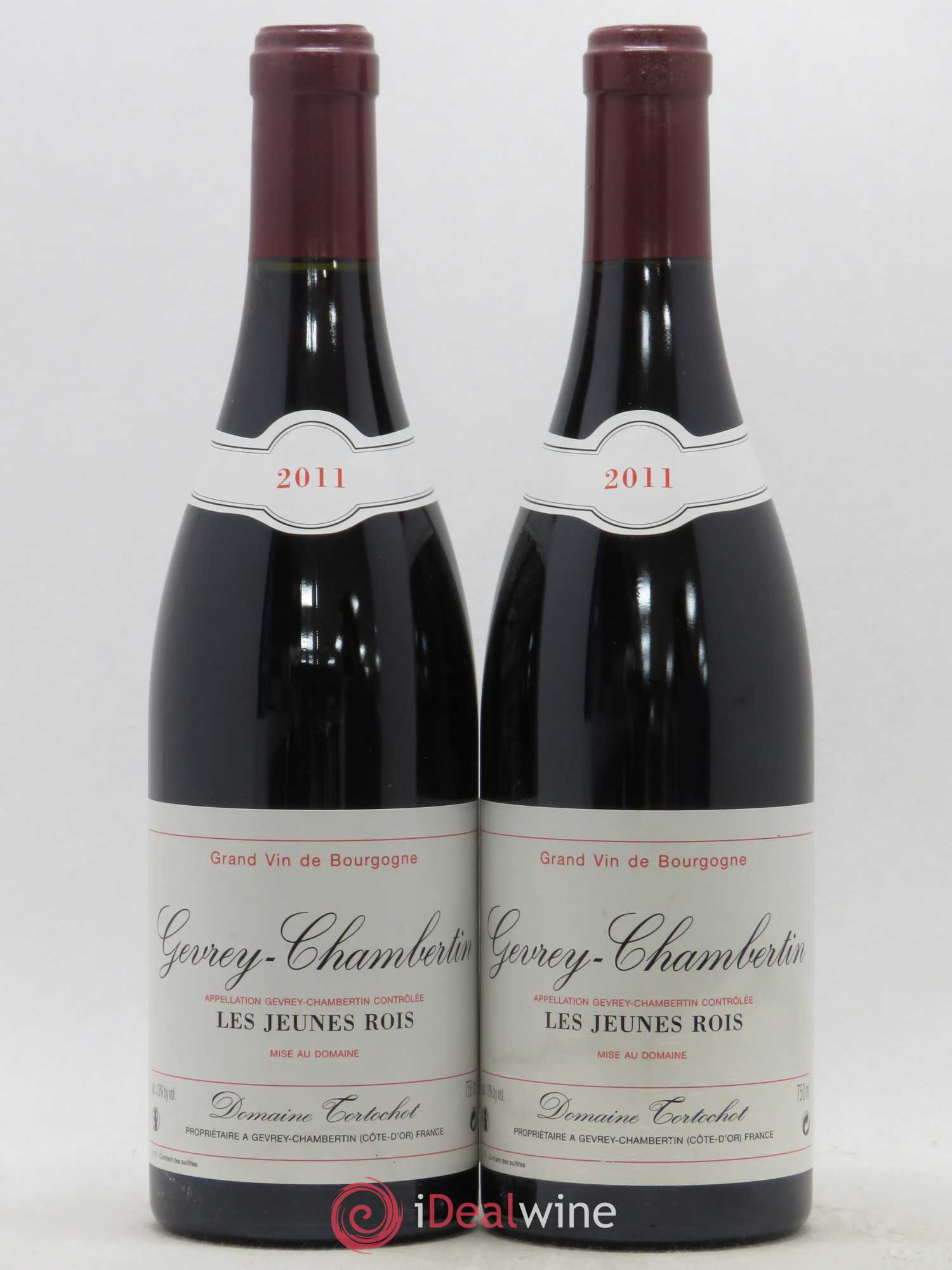 Gevrey-Chambertin Les Jeunes Rois Domaine Tortochot 2011 - Posten von 2 Flaschen - 0