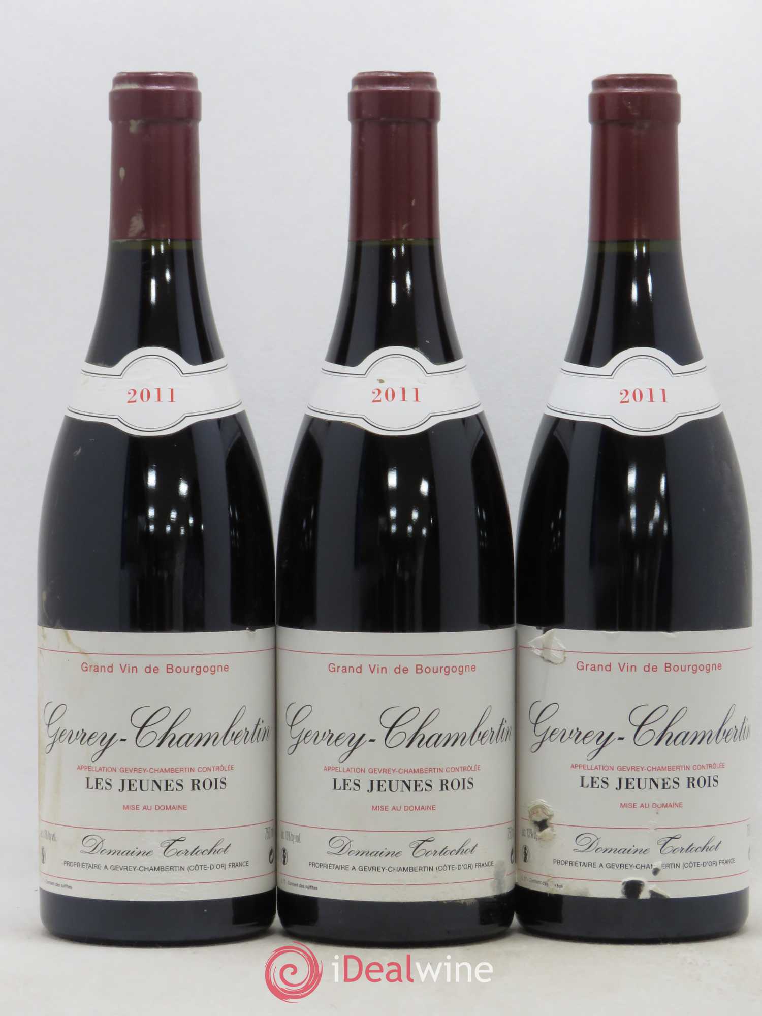 Gevrey-Chambertin Les Jeunes Rois Domaine Tortochot 2011 - Posten von 3 Flaschen - 0