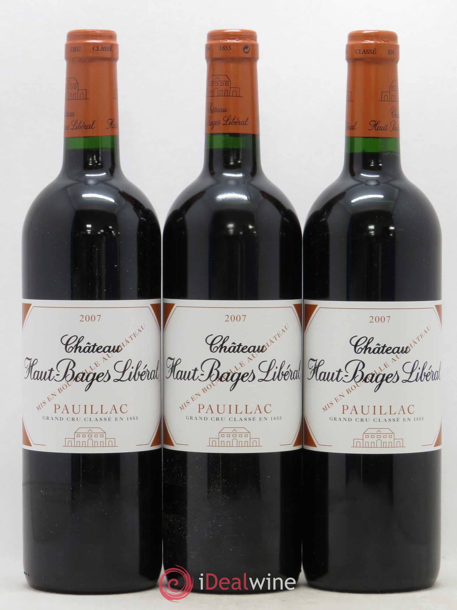 Château Haut Bages Libéral 5ème Grand Cru Classé (sans prix de réserve) 2007 - Lot de 12 bouteilles - 2