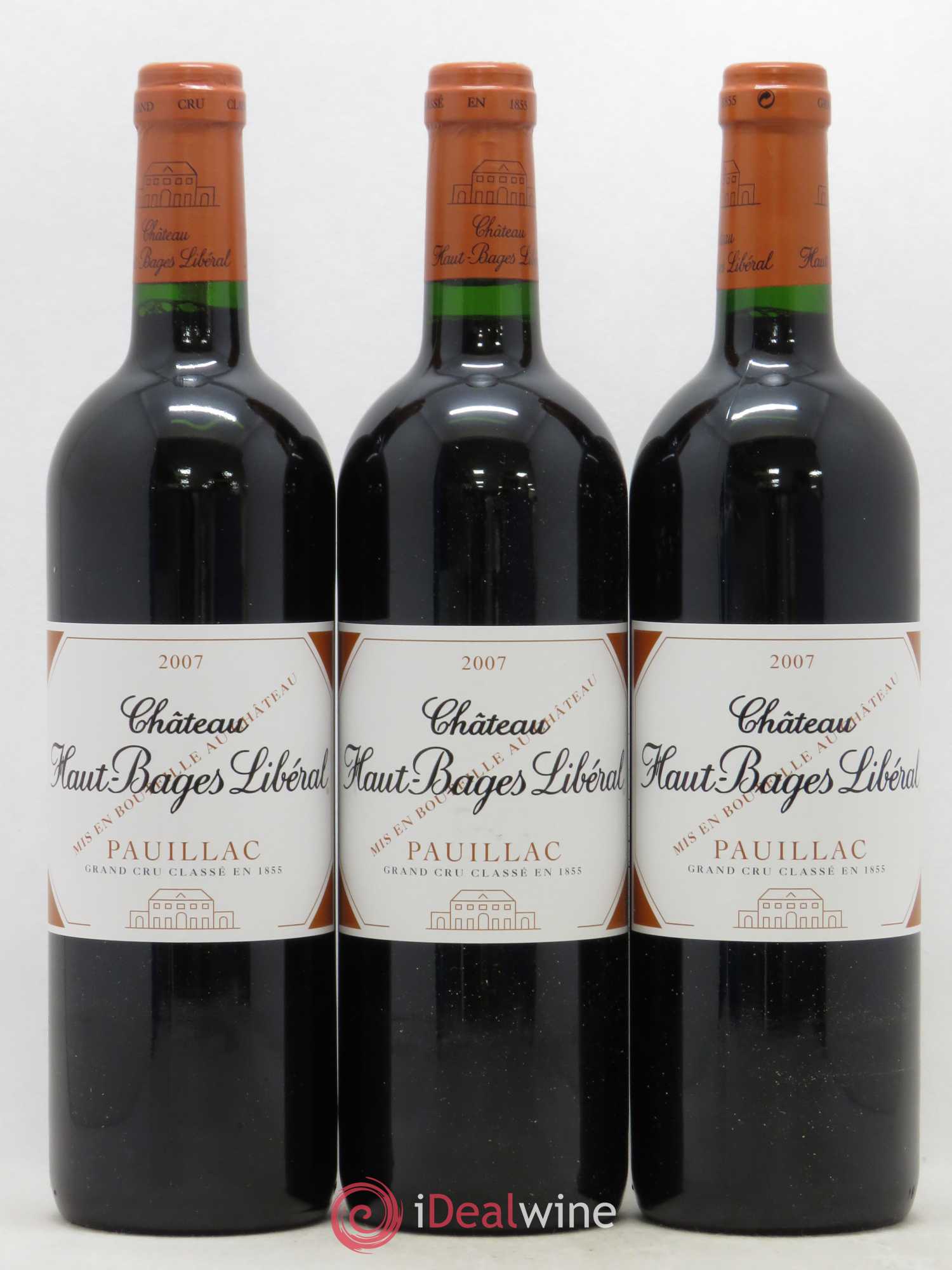 Château Haut Bages Libéral 5ème Grand Cru Classé (sans prix de réserve) 2007 - Lot de 12 bouteilles - 3