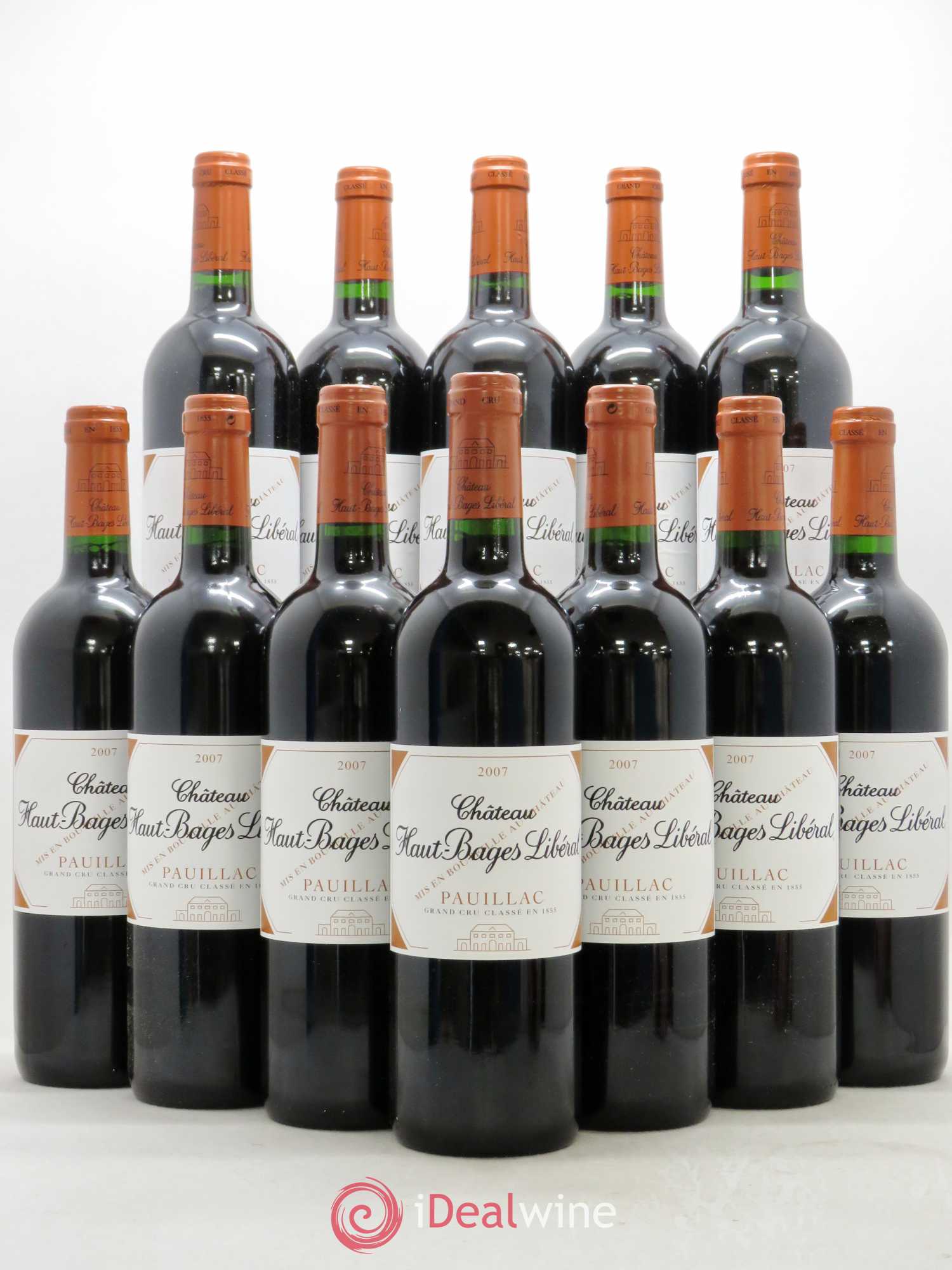 Château Haut Bages Libéral 5ème Grand Cru Classé (sans prix de réserve) 2007 - Lot de 12 bouteilles - 0