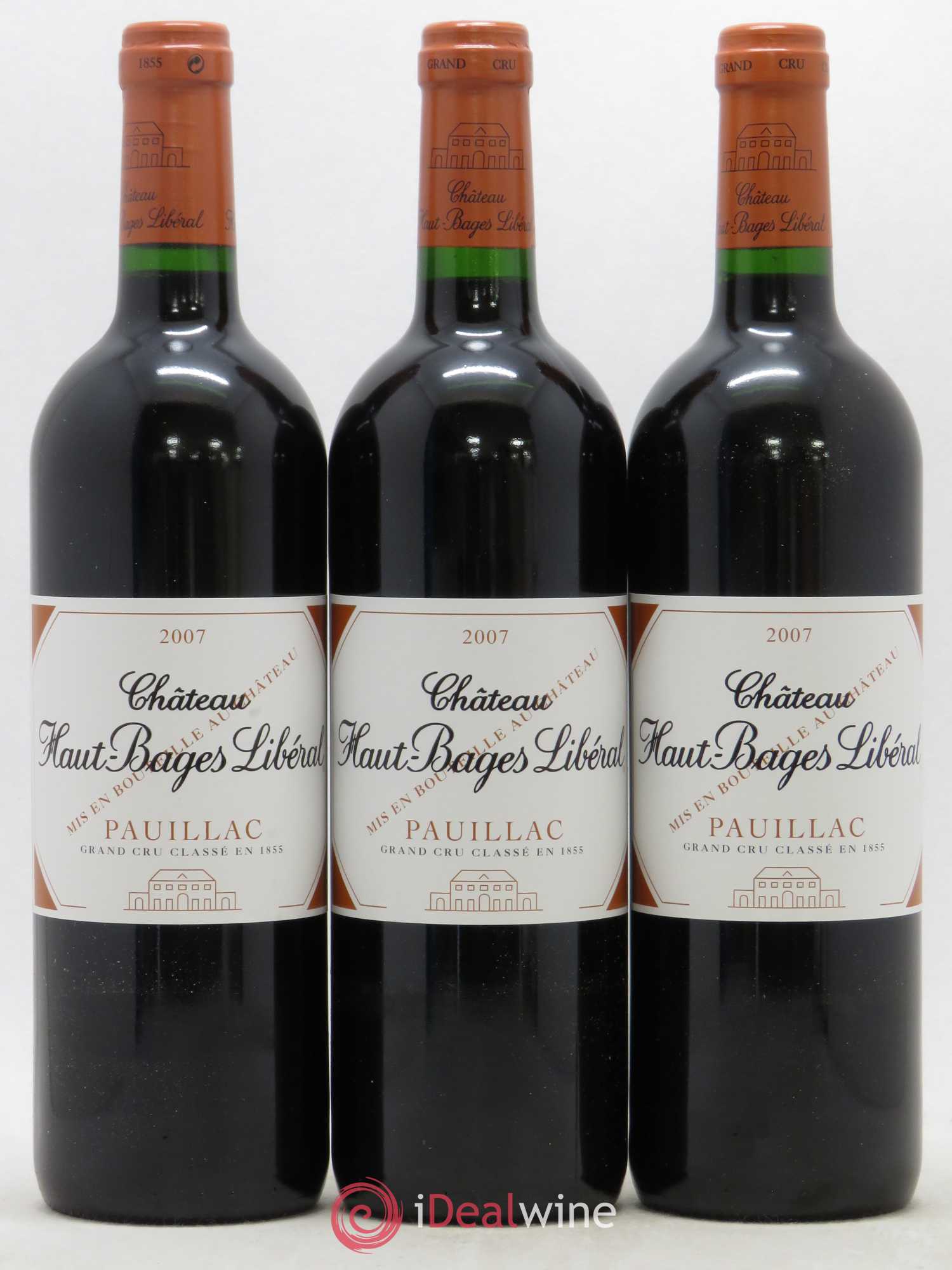 Château Haut Bages Libéral 5ème Grand Cru Classé 2007 - Lot de 12 bouteilles - 3