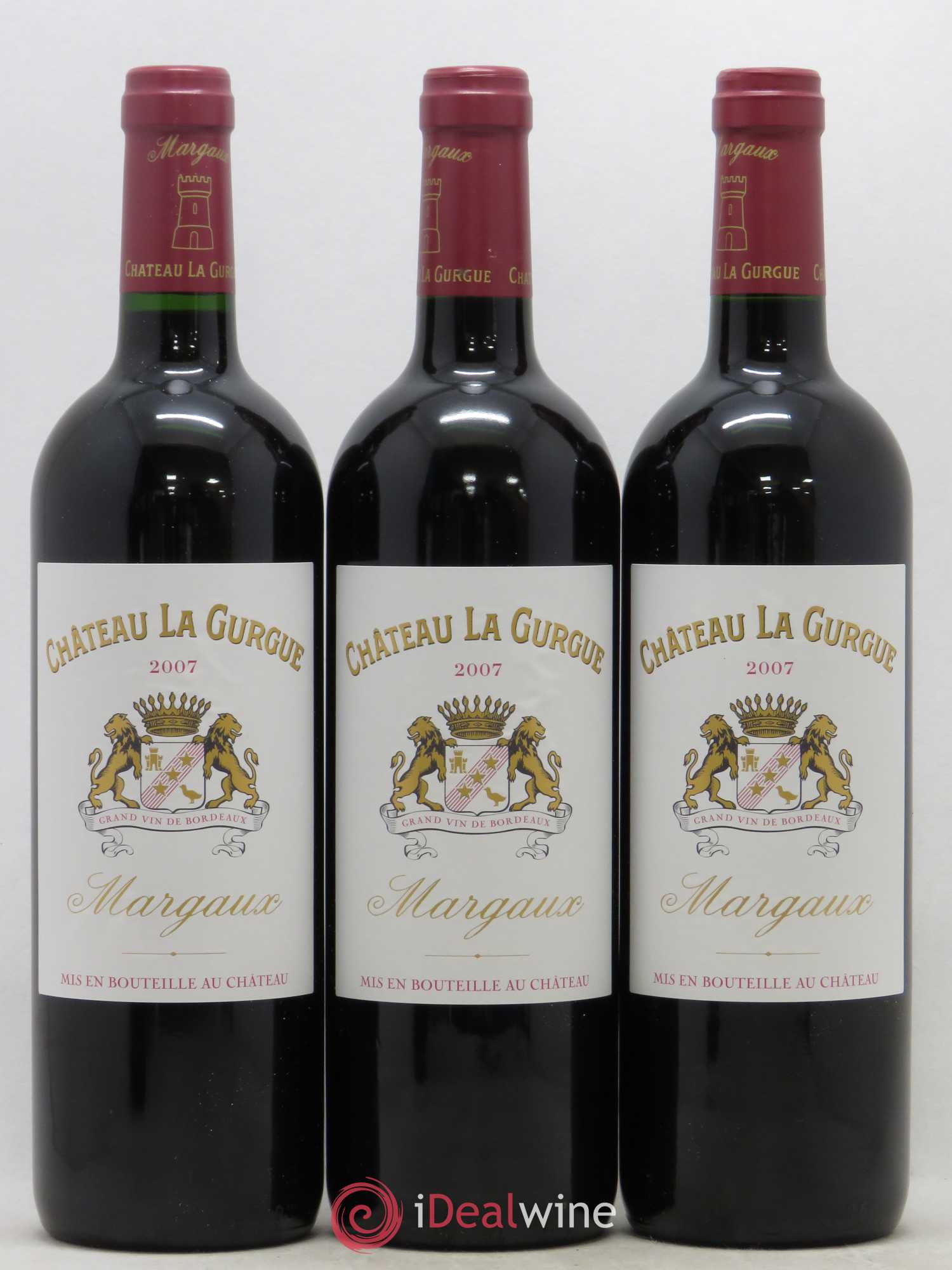 Château la Gurgue Cru Bourgeois (senza prezzo di riserva) 2007 - Lotto di 12 bottiglie - 1