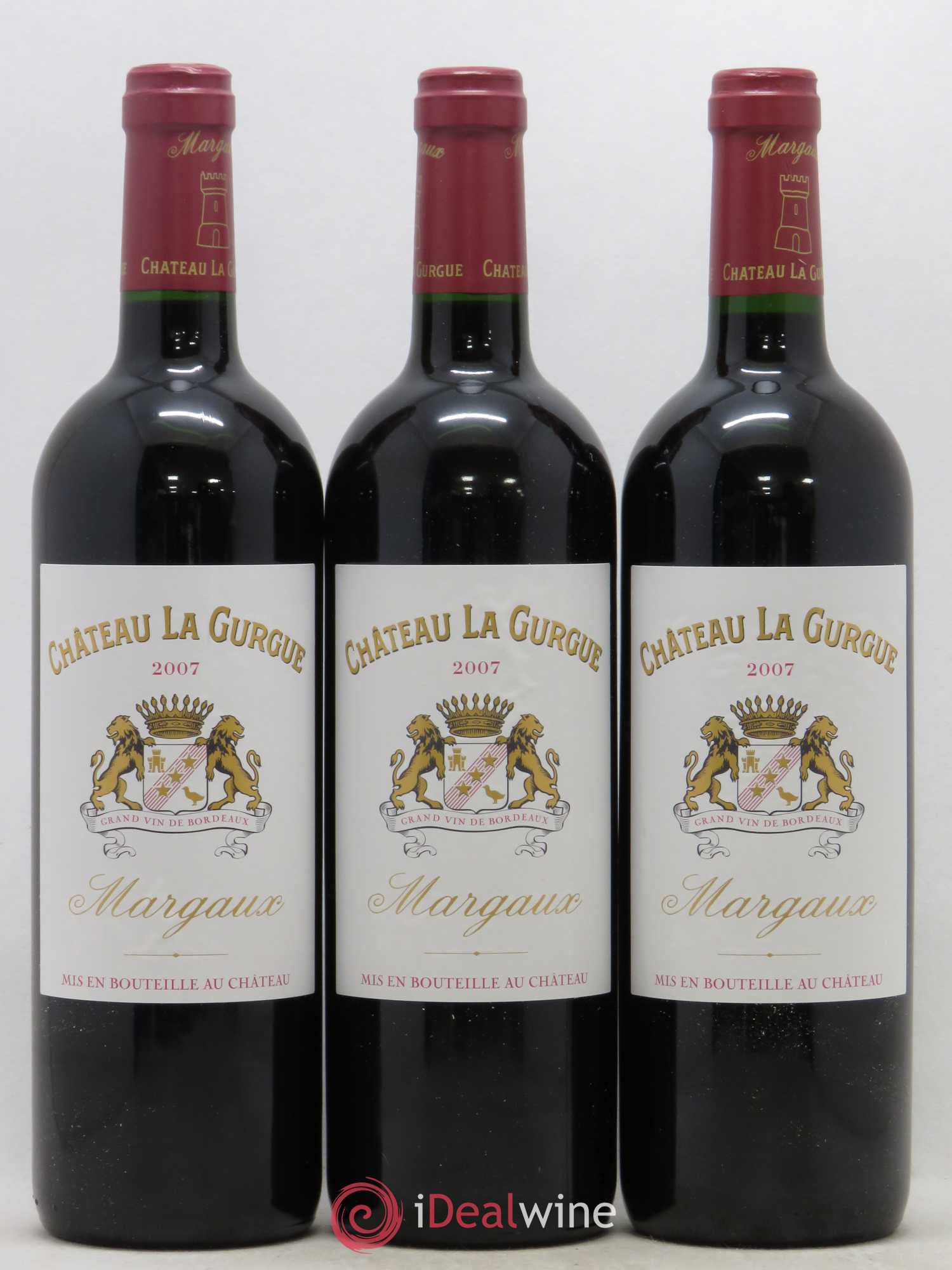 Château la Gurgue Cru Bourgeois (senza prezzo di riserva) 2007 - Lotto di 12 bottiglie - 2