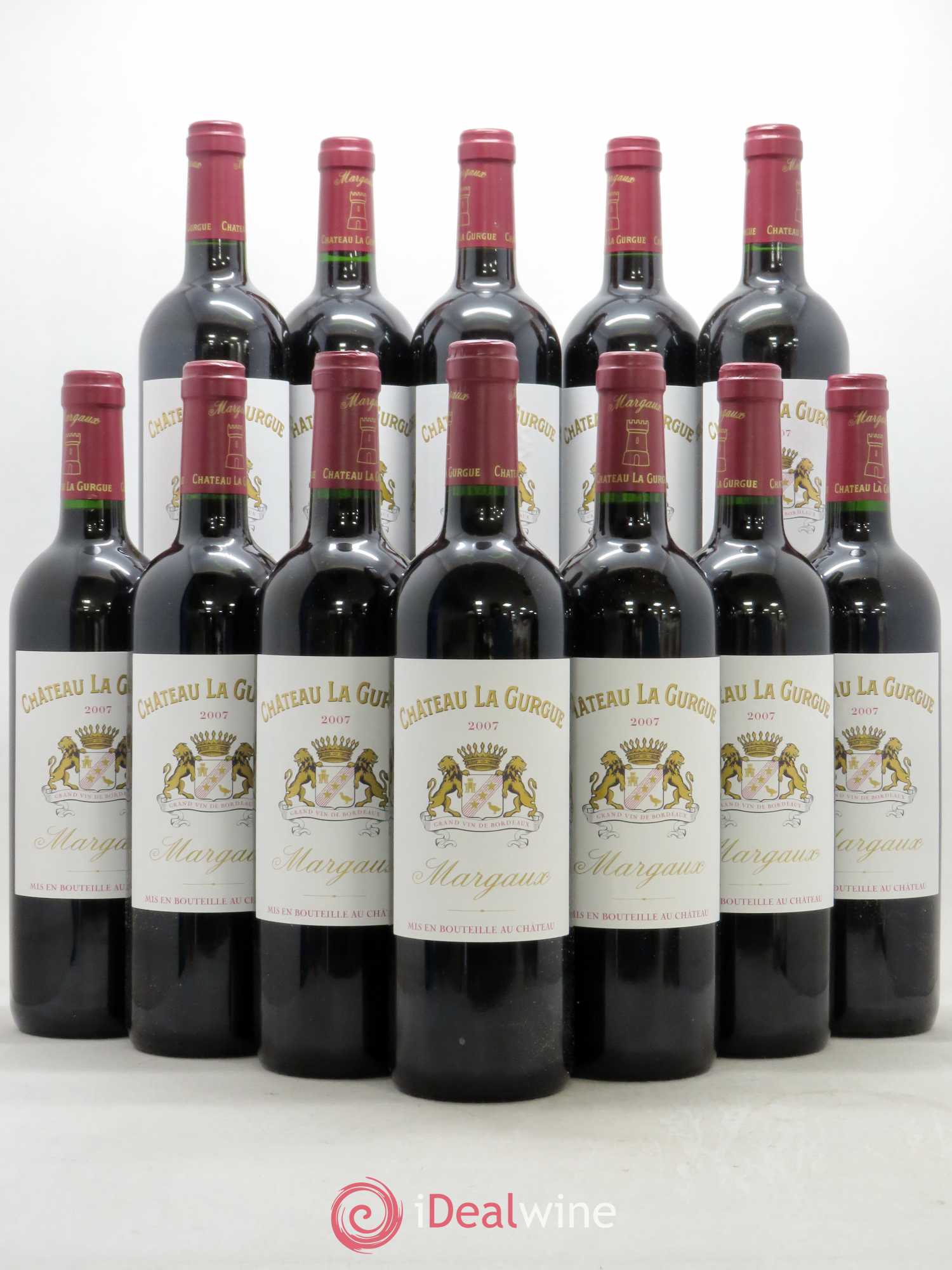 Château la Gurgue Cru Bourgeois (senza prezzo di riserva) 2007 - Lotto di 12 bottiglie - 0