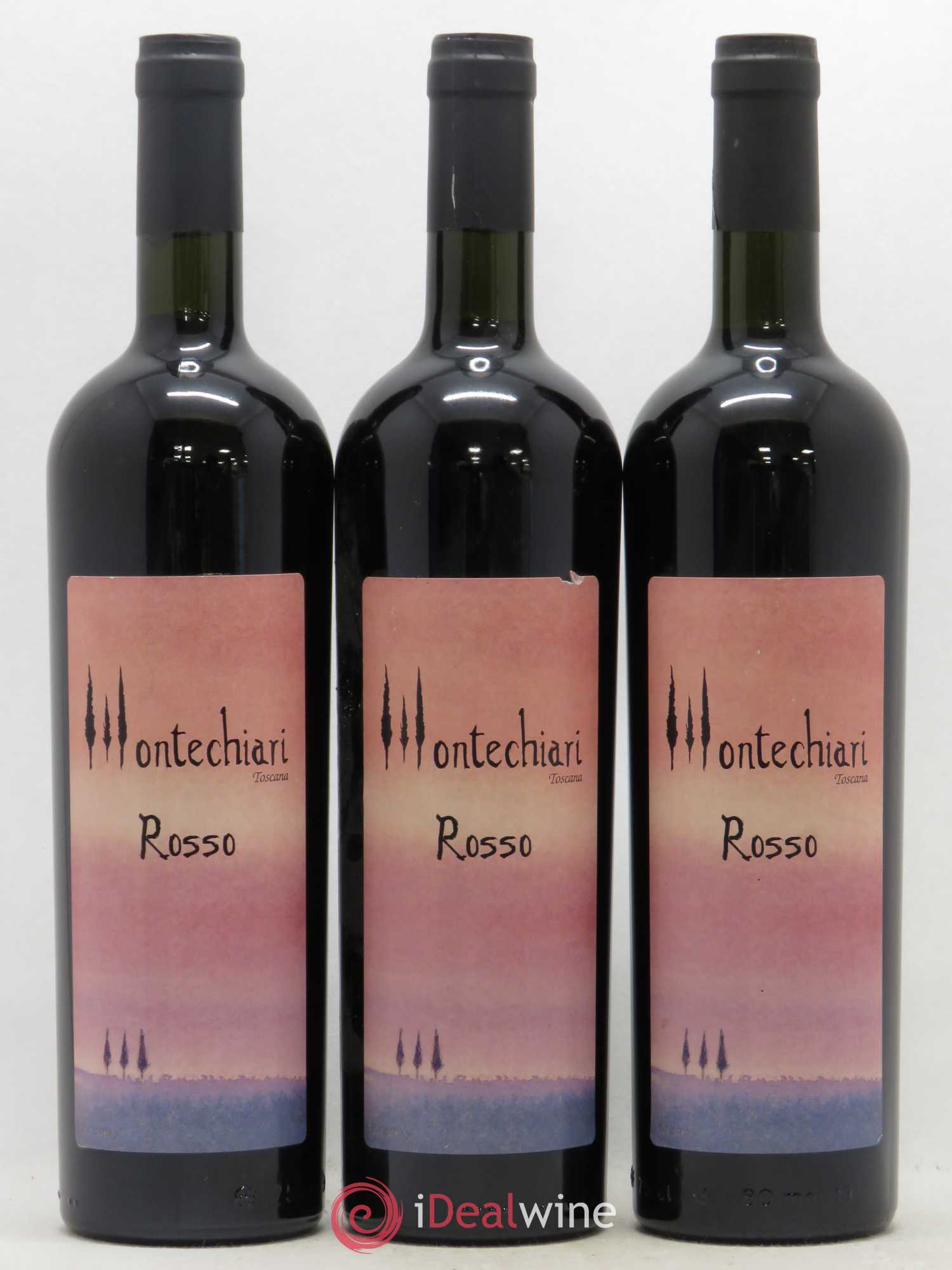 Toscana IGT Montechiari Rosso (sans prix de réserve) 2008 - Posten von 3 Flaschen - 0