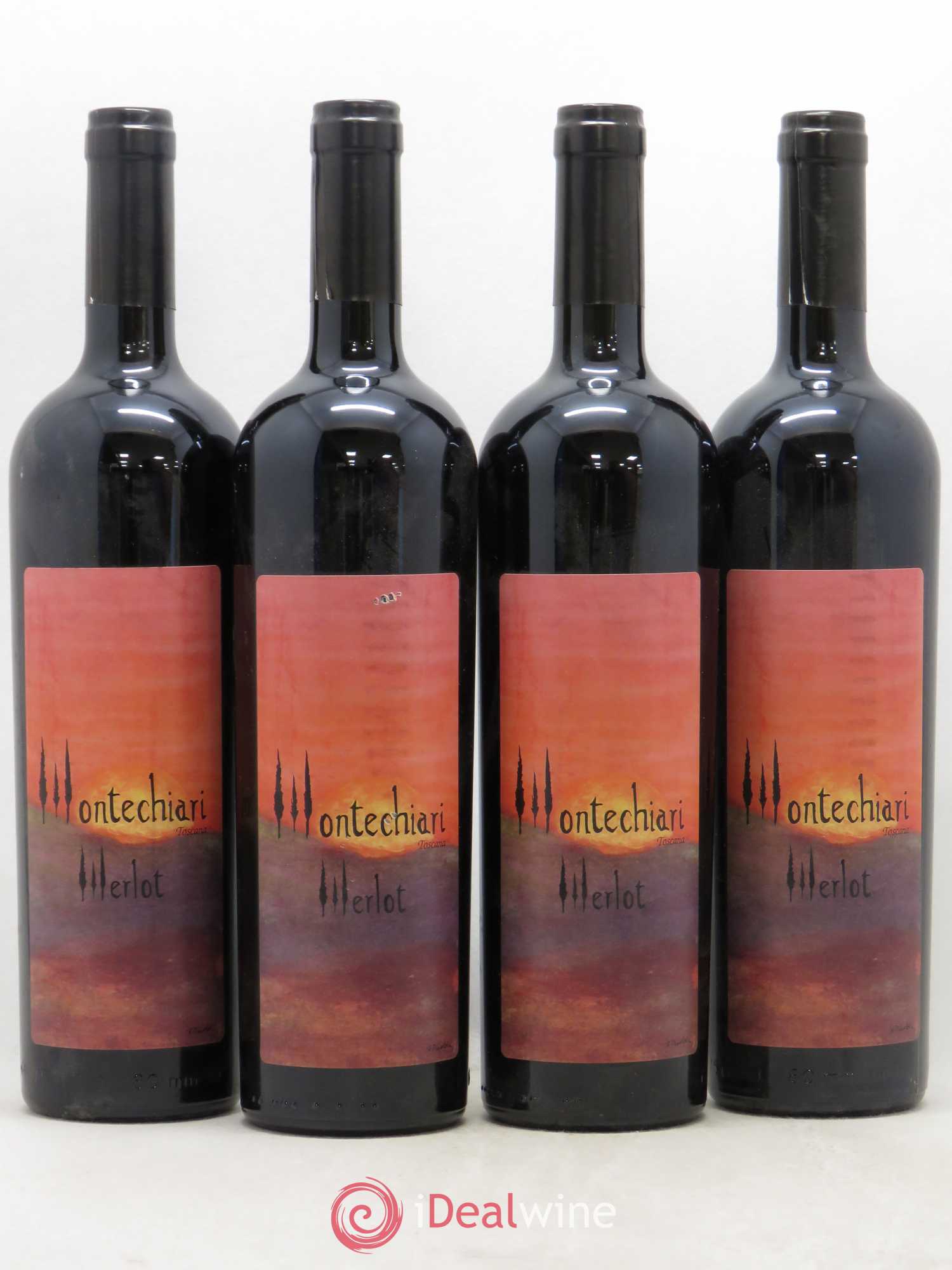 Toscana IGT Montechiari Merlot (sans prix de réserve) 2009 - Posten von 4 Flaschen - 0