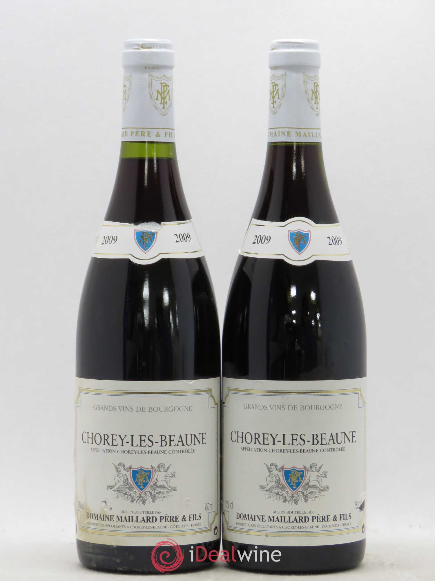 Chorey-lès-Beaune Maillard et Fils (Domaine) (sans prix de réserve) 2009 - Lot de 2 bouteilles - 0