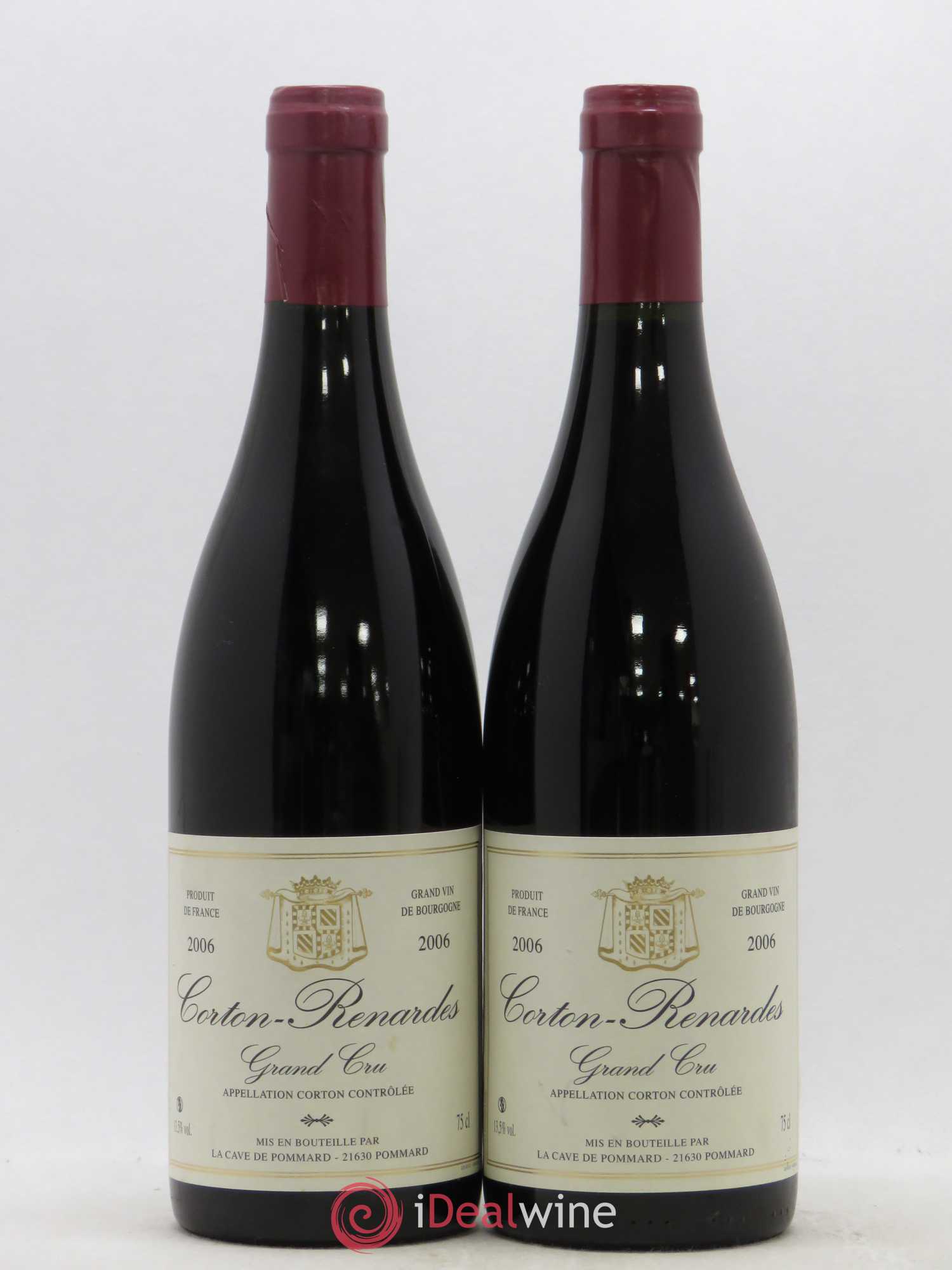 Corton Grand Cru Renardes La Cave de Pommard 2006 - Posten von 2 Flaschen - 0