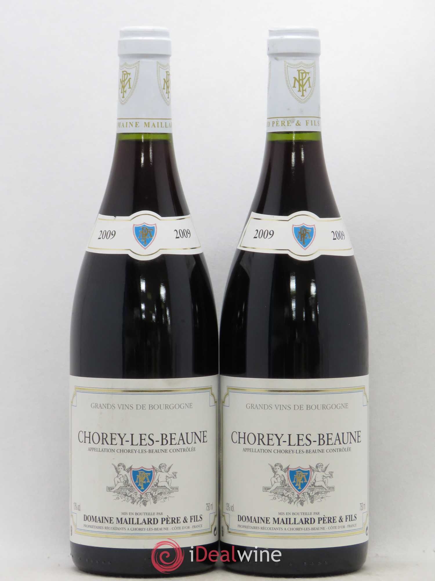 Chorey-lès-Beaune Maillard et Fils (Domaine) 2009 - Lot de 2 bouteilles - 0